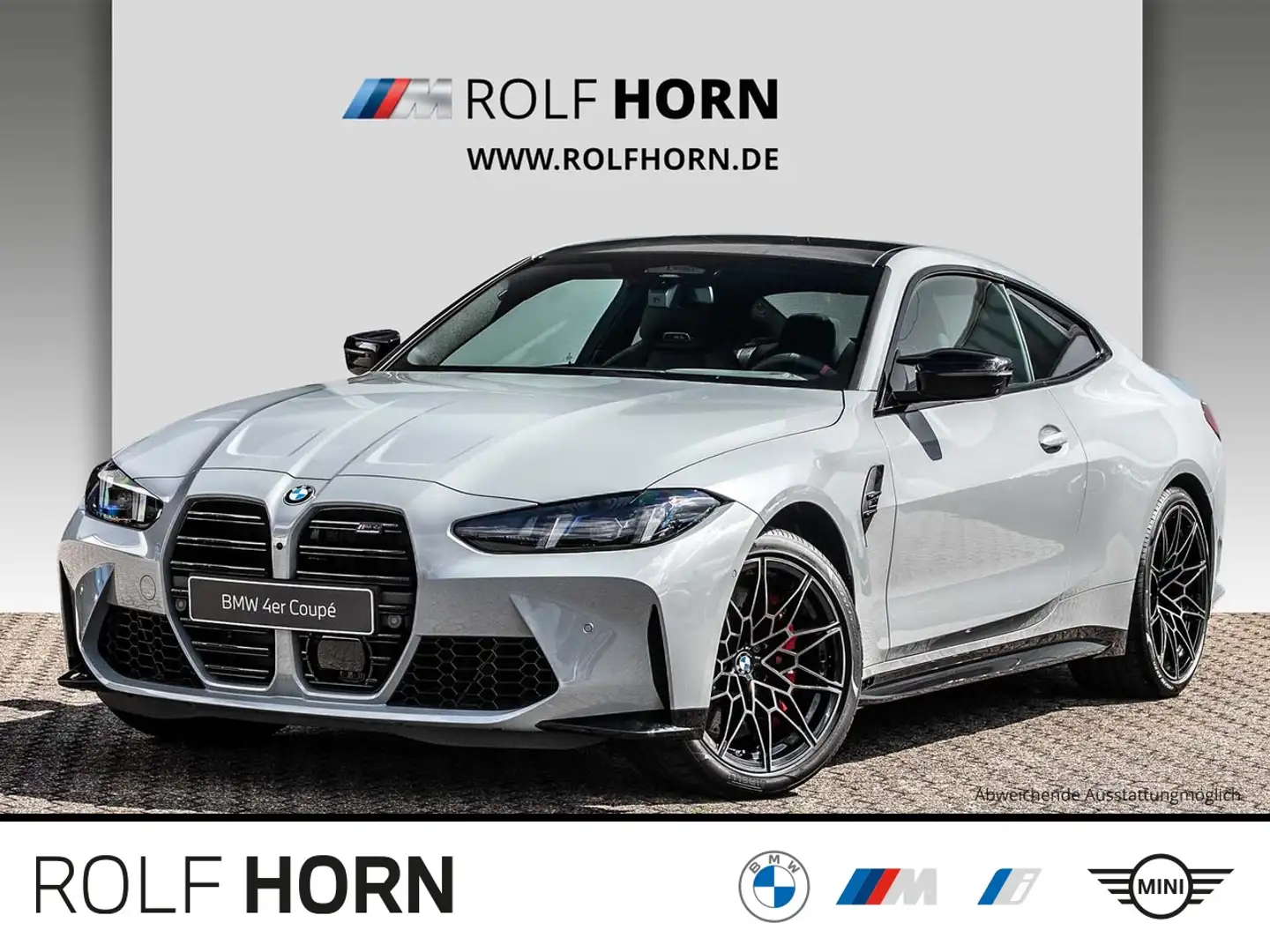BMW M4 Competition M xDrive HUD Klima 360 el. Sitze Grau - 1