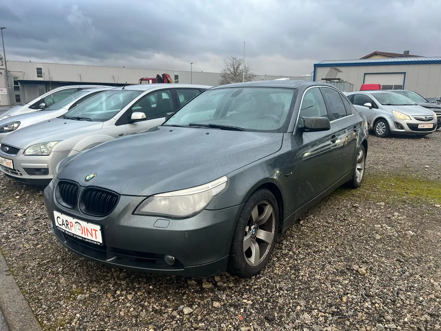 BMW 525 *E60*Benzin*Automatik*Navi*Xenon*Leder*ALU*SHD* Gris - 1