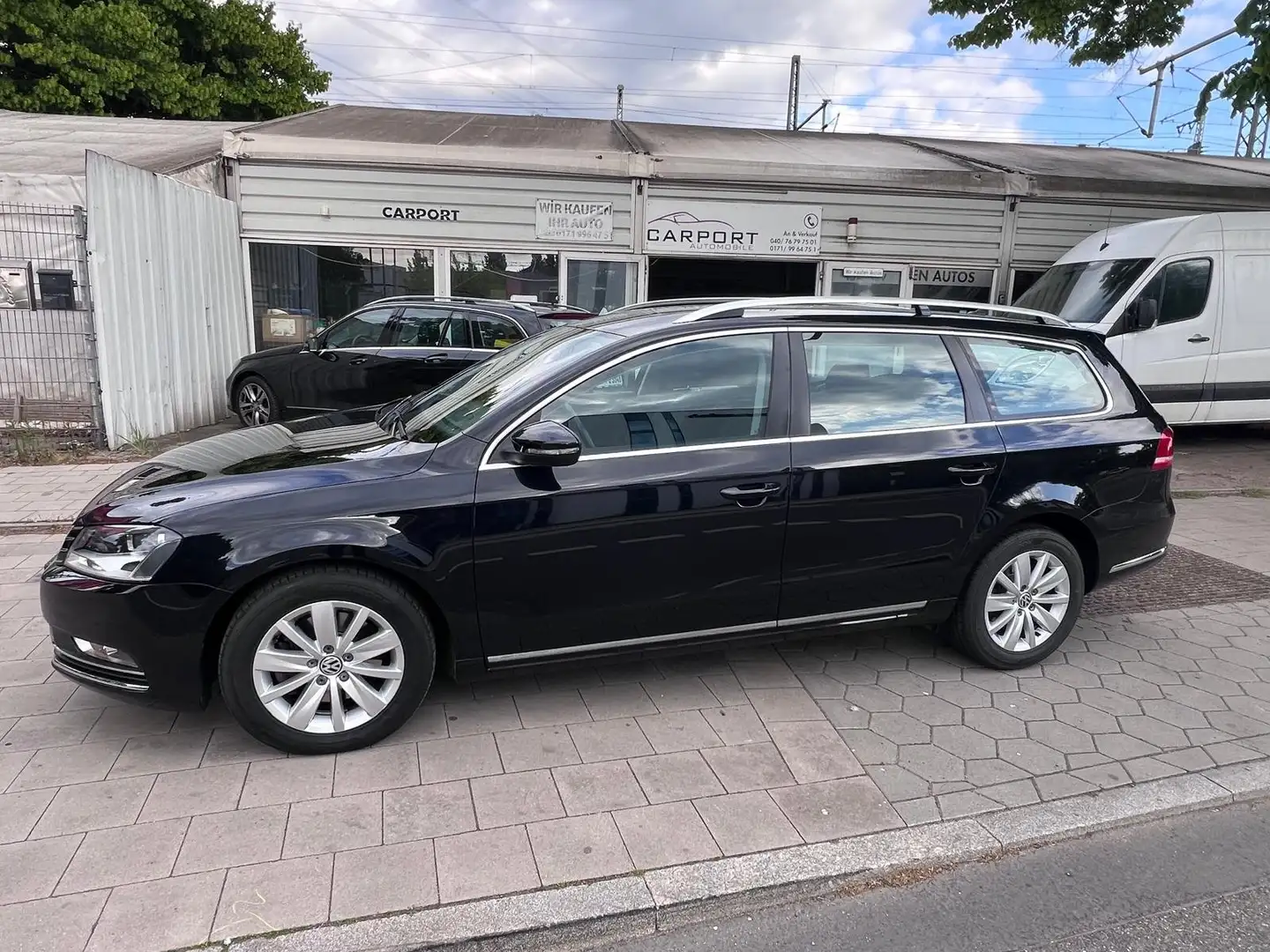 Volkswagen Passat Variant Comfortline BlueMotion Klima-Alu-Navi-Wenig km Negro - 2