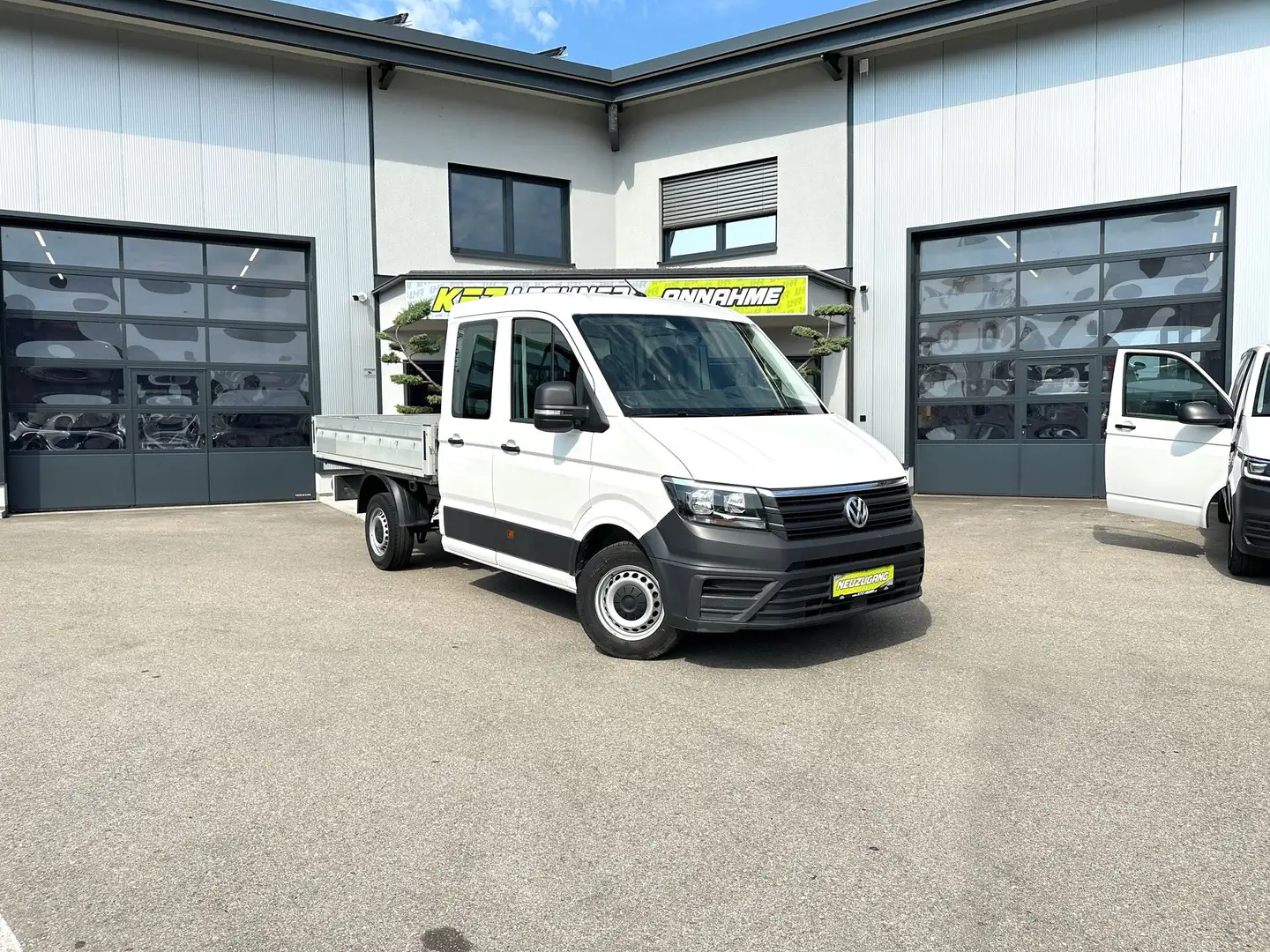 Volkswagen Crafter 35 2.0 TDI PRITSCHE DOKA MR "KLIMA*AHK*NAVI*TEMPO Weiß - 1