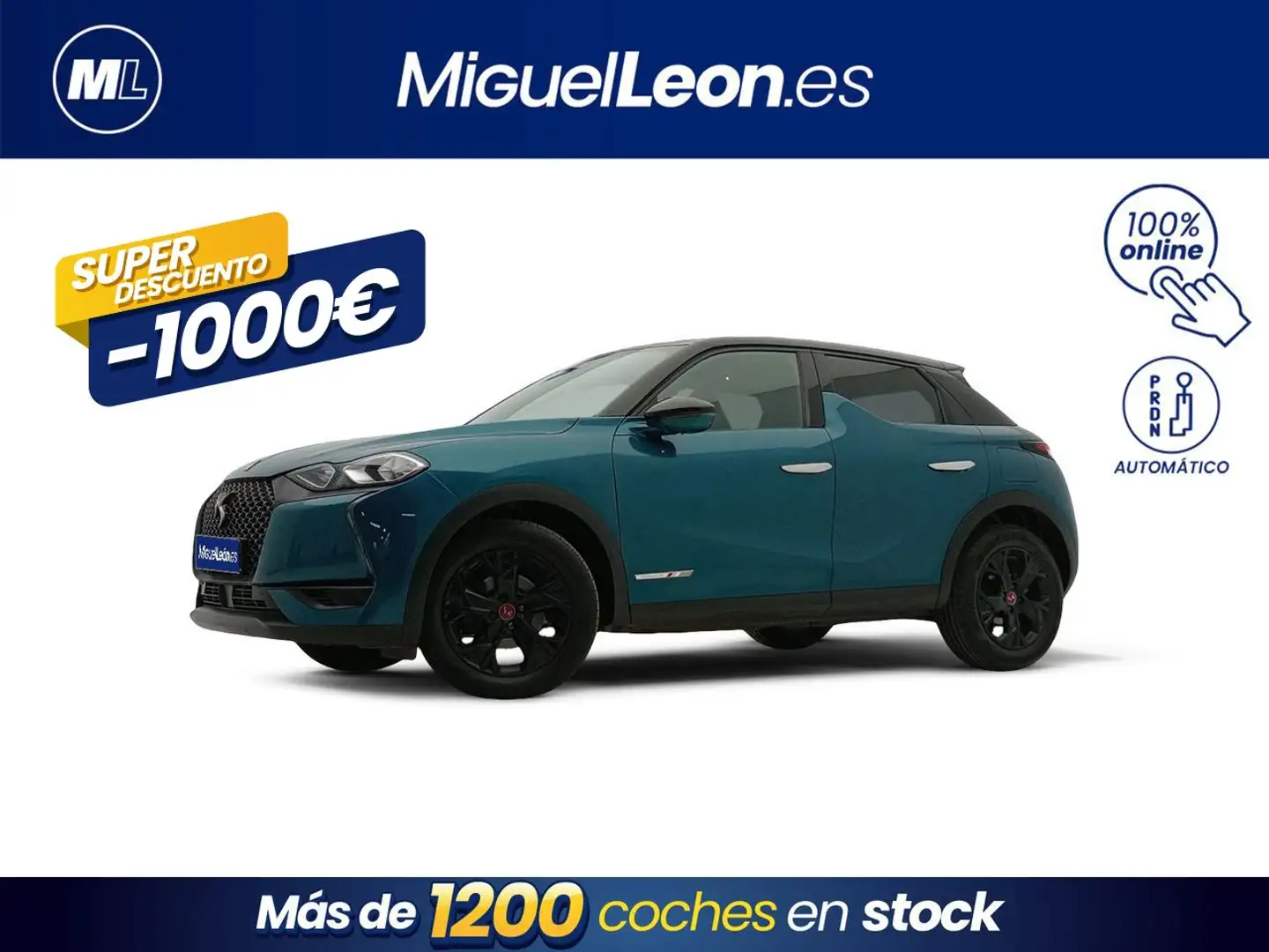 DS Automobiles DS 3 PureTech 96kW PERFORMANCE LINE AUTO. Azul - 1