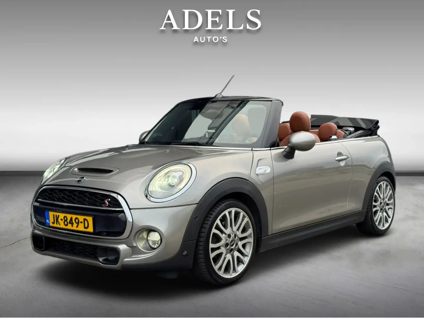 MINI Cooper S Cabrio Mini 2.0 Chili Union Jack Sportuitlaat HUD Harman Gris - 1