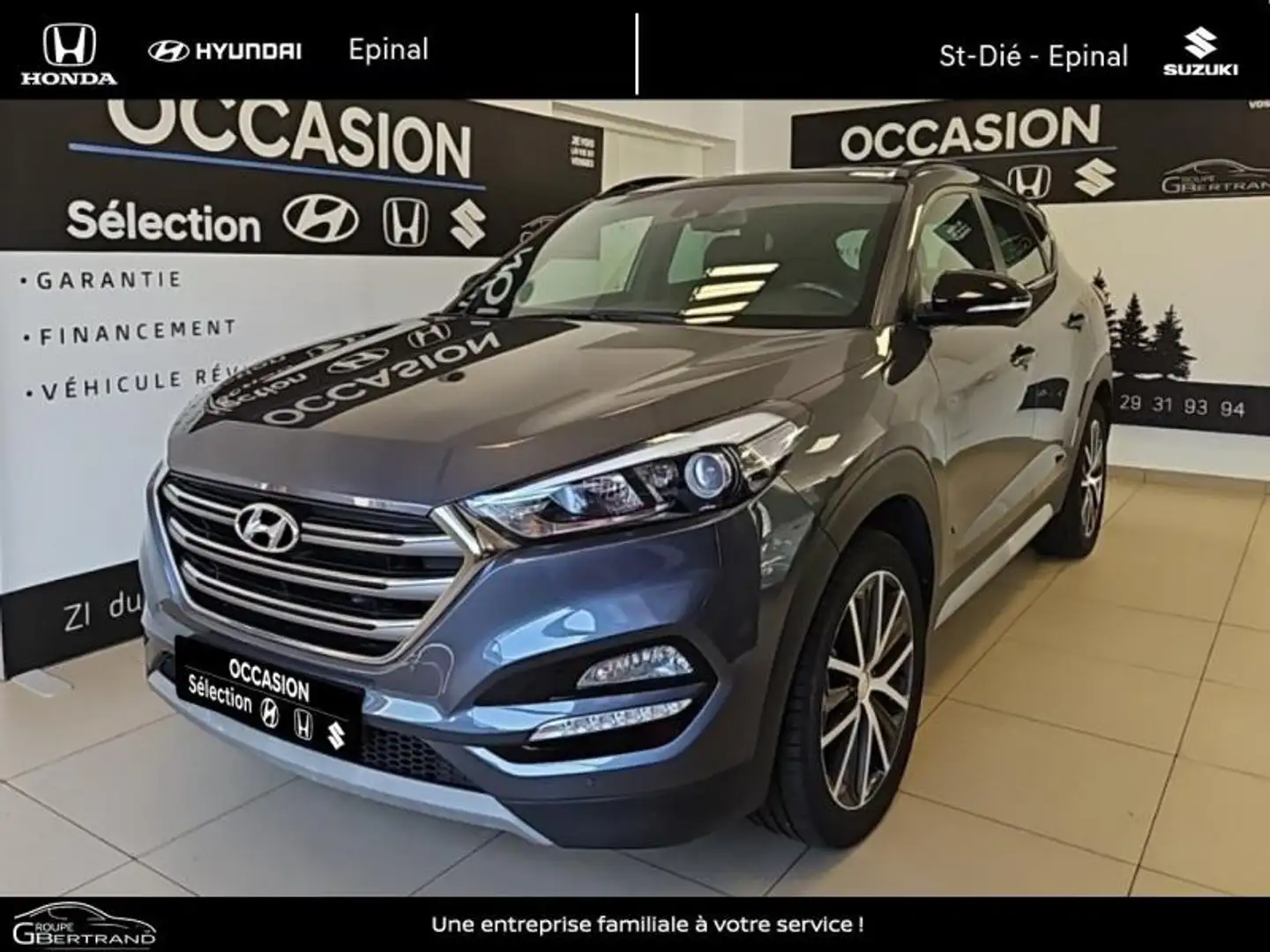 Hyundai TUCSON 1.7 CRDI 115ch Edition #Mondial 2WD Gris - 1