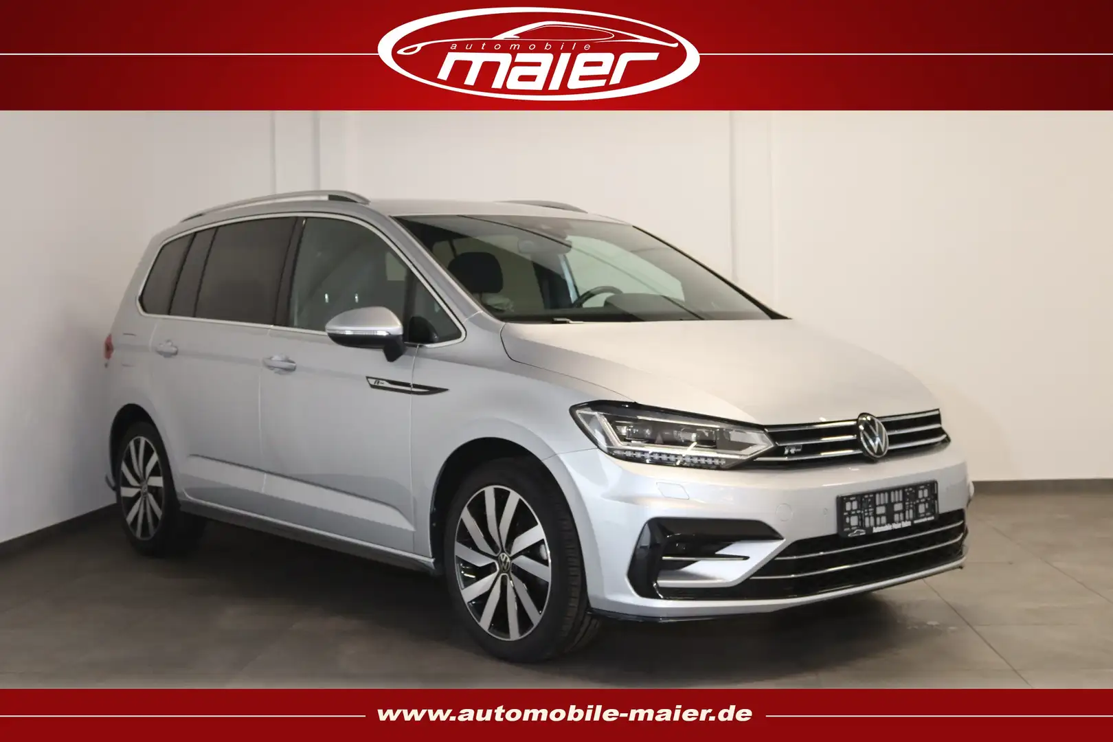 Volkswagen Touran 1.5 TSI 3x R-Line-Navi-LED-ACC-4xSHZ-Spur Silber - 1