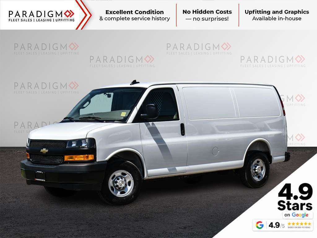 White 2025 Chevrolet Express Cargo Van Rear-Wheel Drive Automatic