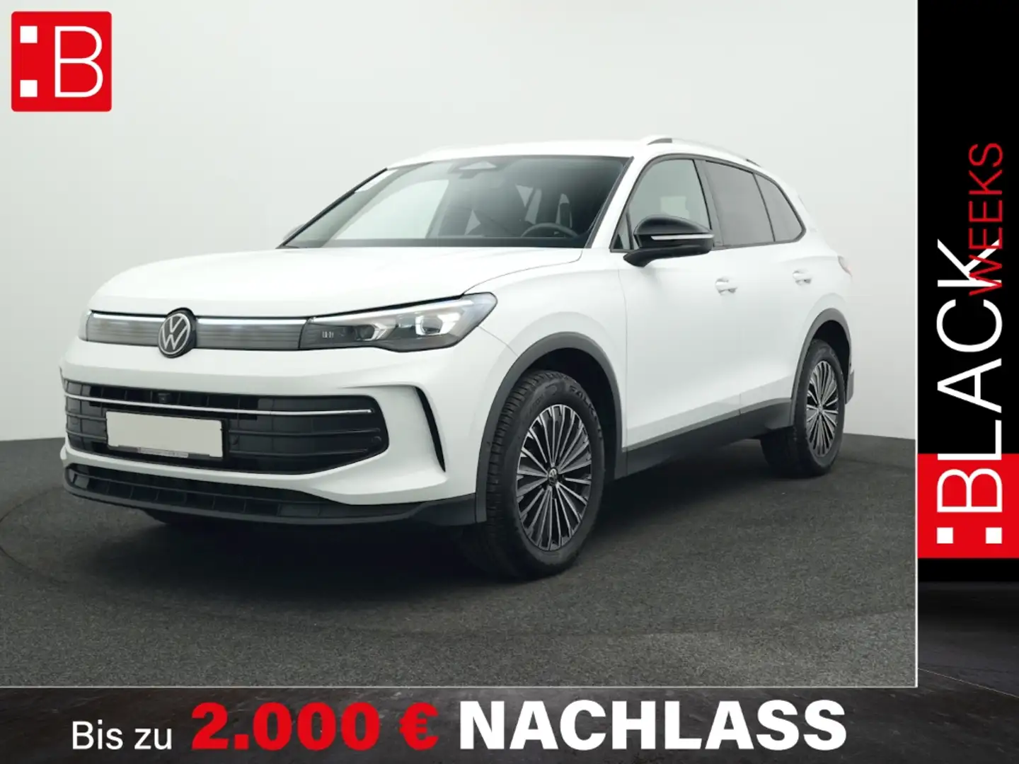 Volkswagen Tiguan 2.0 TDI DSG 4Mo. GOAL AHK IQ.LIGHT NAVI KESSY Weiß - 1