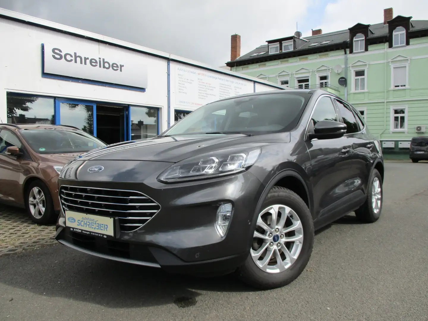 Ford Kuga 2.0 EcoBlue Hybrid TITANIUM X, ACC, Blis, RFK, AHK Gris - 1