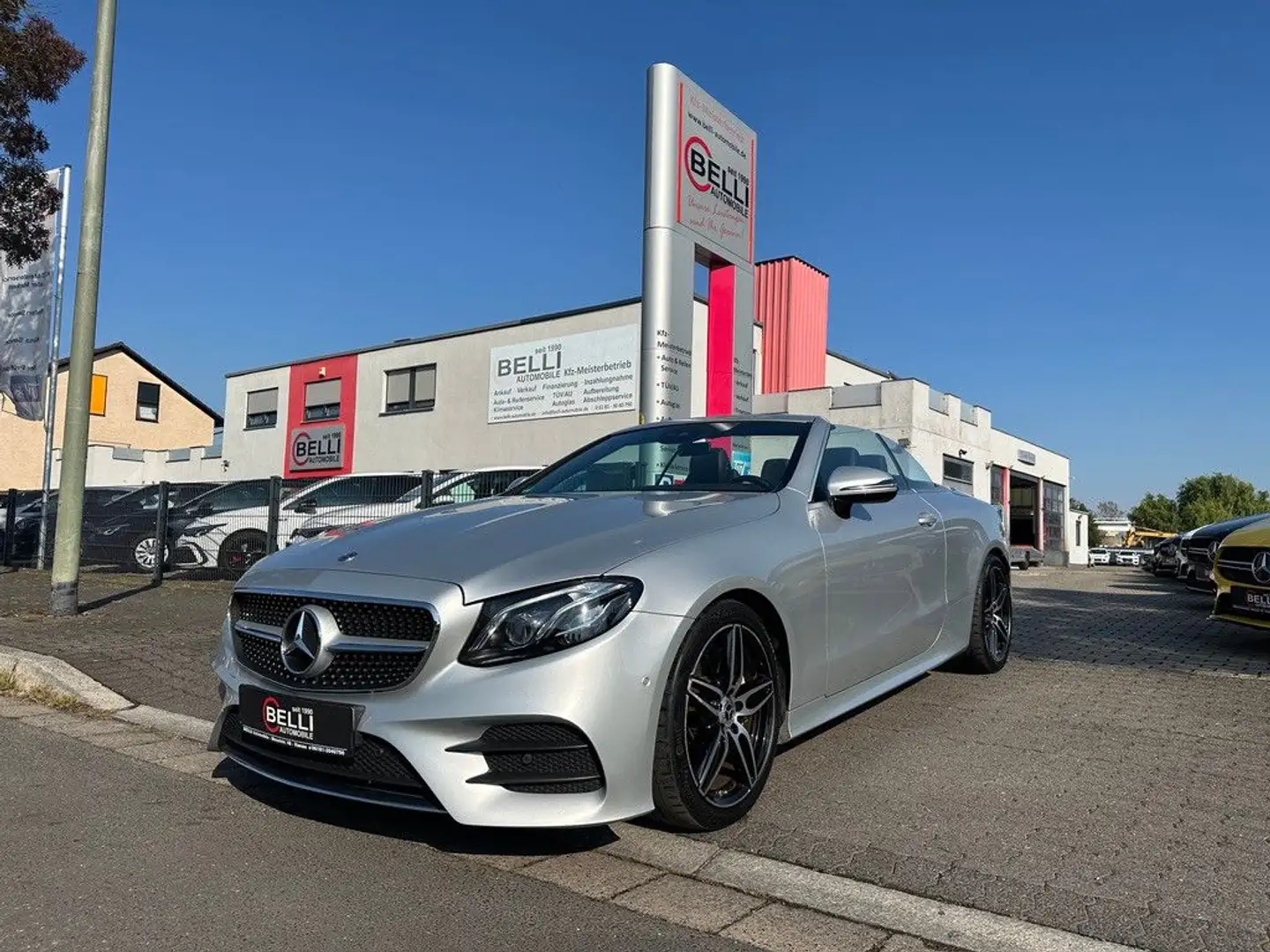 Mercedes-Benz E 300 d Cabrio AMG-Line Multibeam 19"FINANZIERUNG Silber - 1