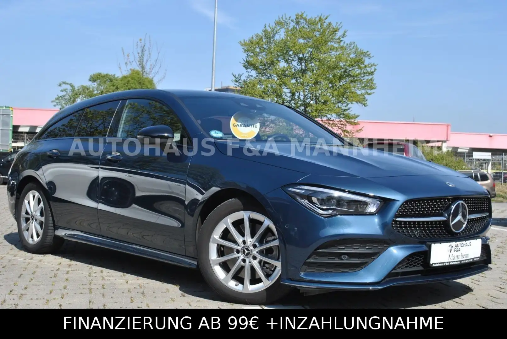 Mercedes-Benz CLA 250 AMG Line 4M KAM NAVI KEYLESS GO MWST Azul - 2