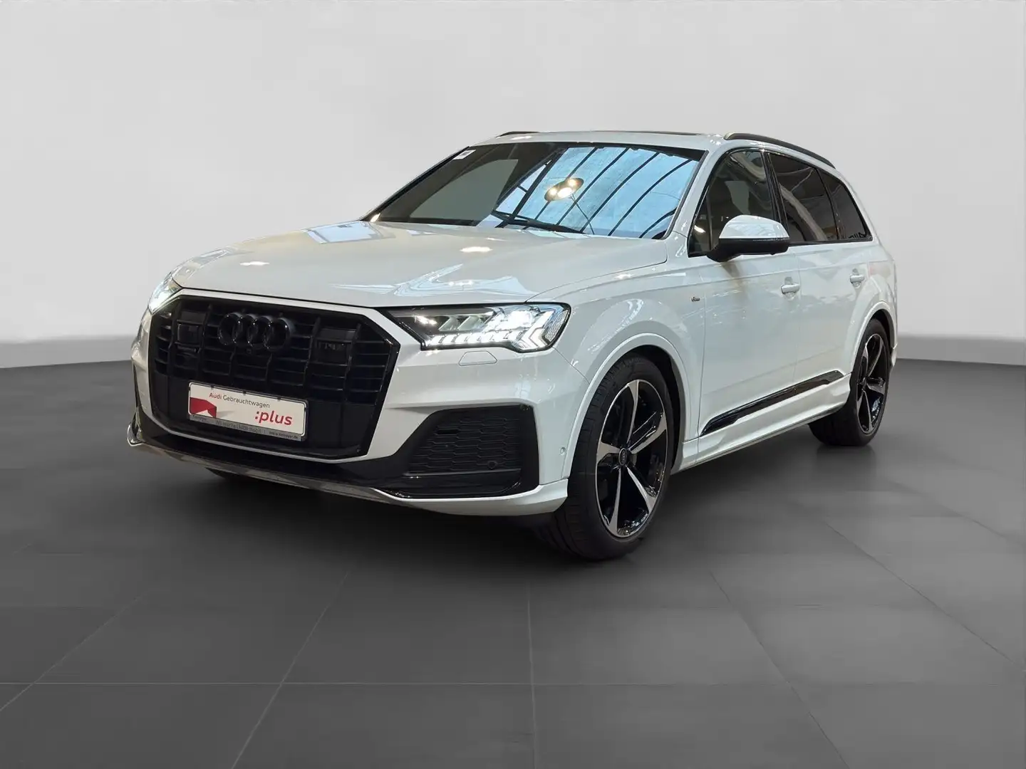 Audi Q7 45 TDI Q S LINE KAMERA NAVI+ PRIVACY GRA VIRT Weiß - 2