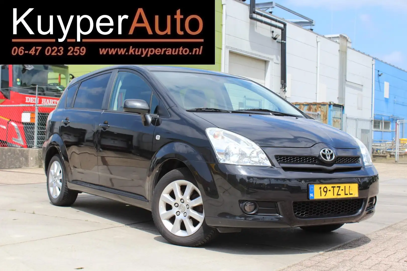 Toyota Verso 1.8 VVT-i Dynamic 1E EIG, CLIMA PARKEERSENSOREN NA Zwart - 2