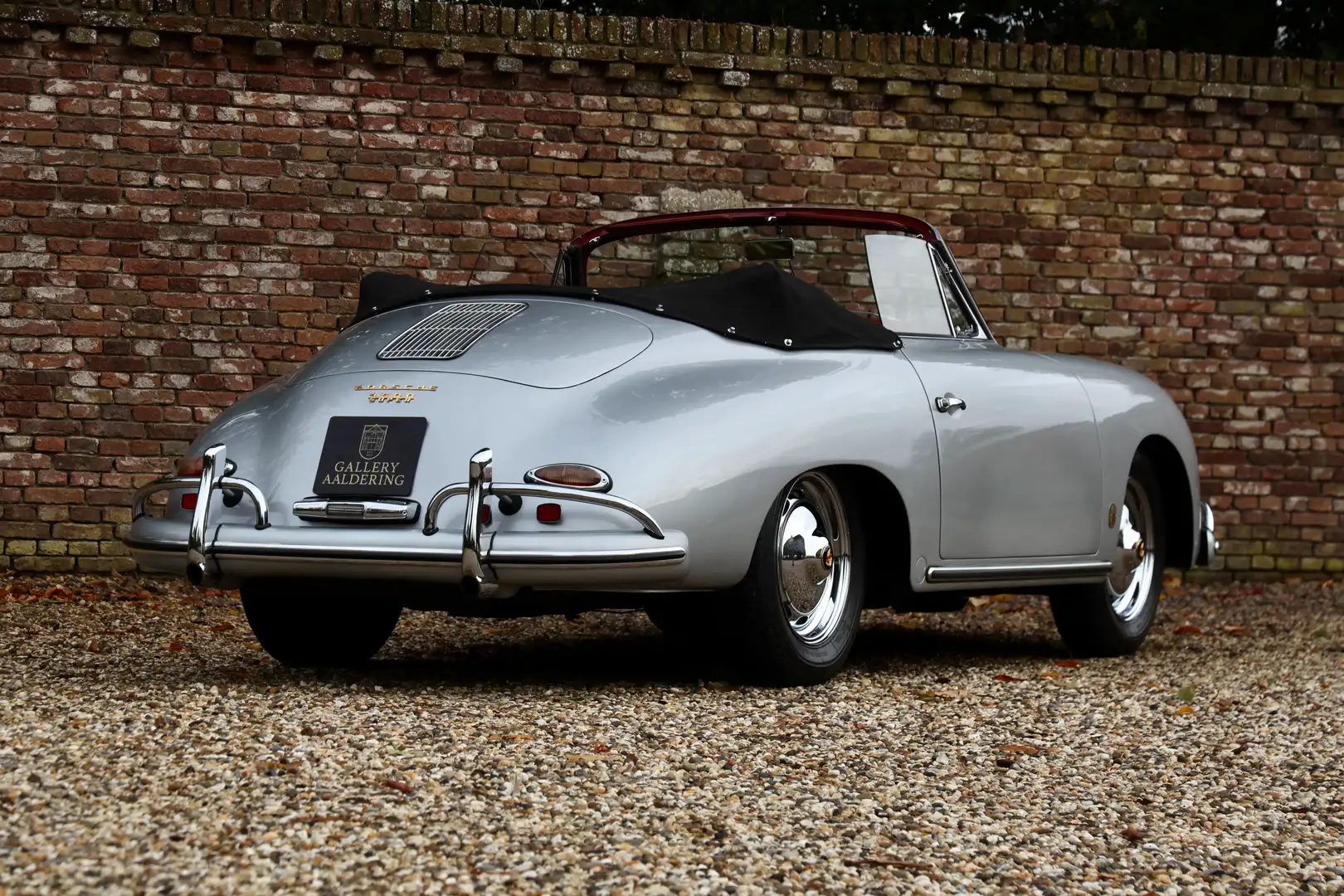 Porsche 356 356A 1600-S Convertible "Black Plate" California 3 Silber - 2