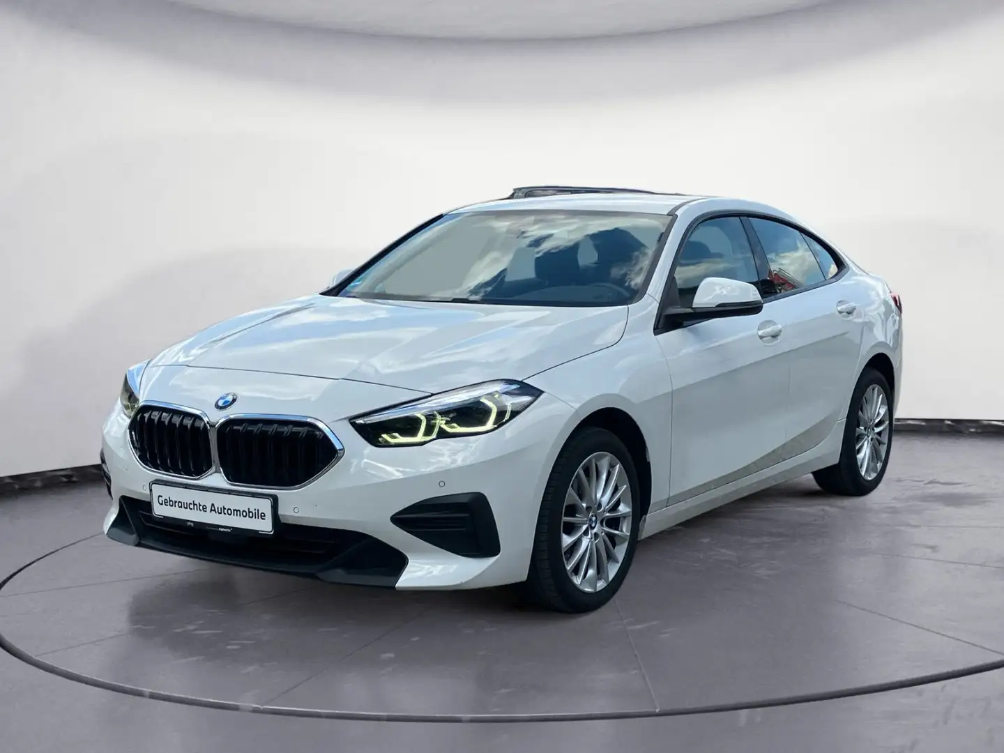 BMW 218i Gran Coupe Advantage Klimaaut. PDC Blanc - 1