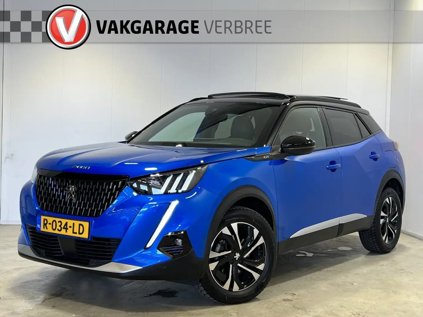 Peugeot 2008 1.2 PureTech GT | Navigatie/Android/Apple Carplay Blau - 1