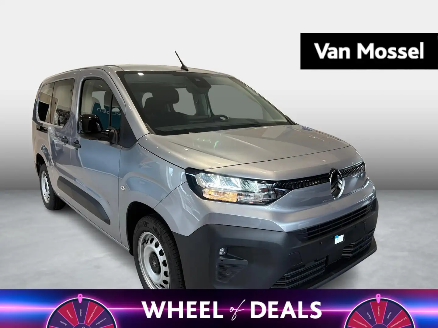 Citroen Berlingo dubbel cab 5zit Gris - 1