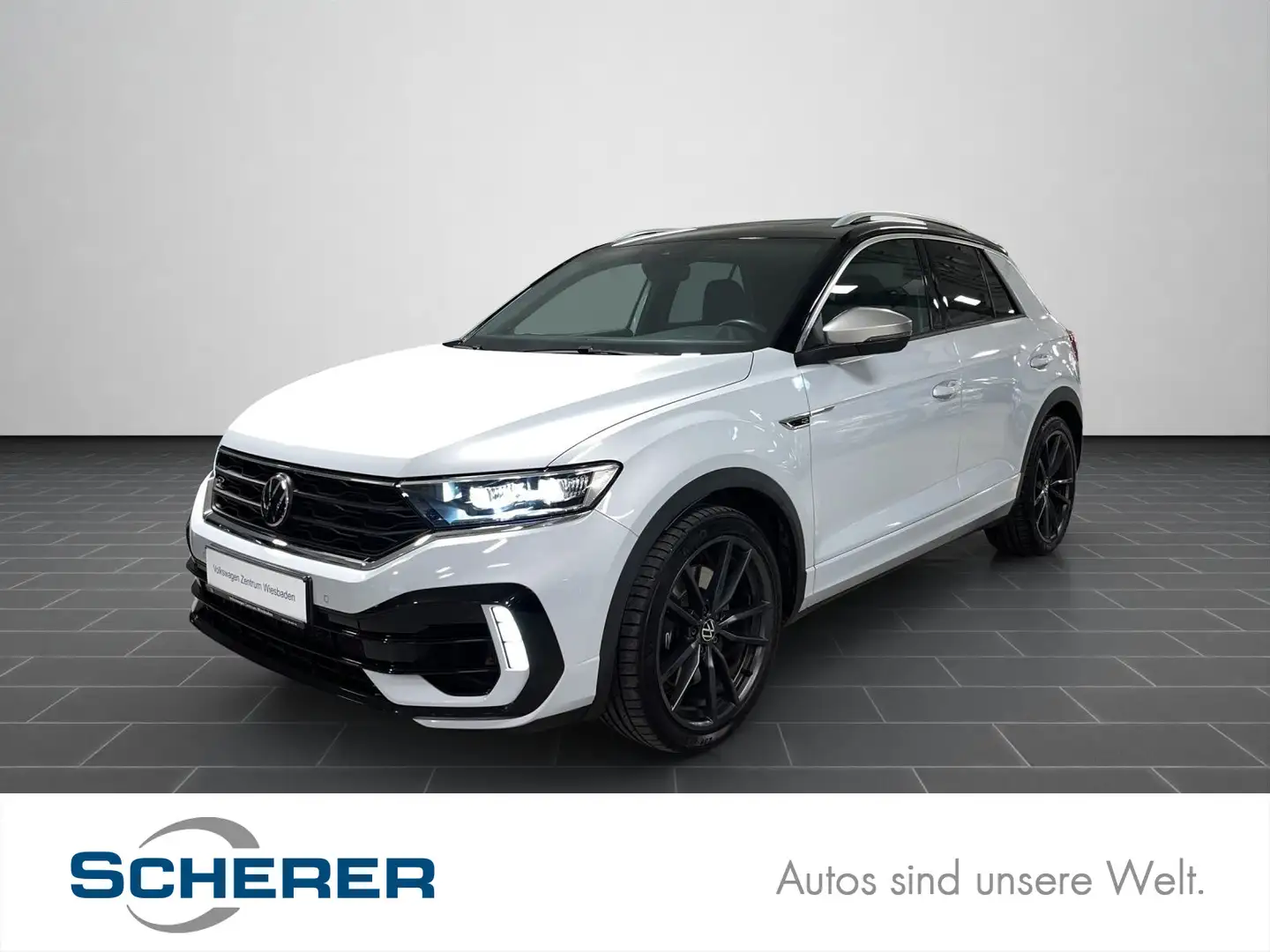 Volkswagen T-Roc R 2.0 TSI DSG 4Mot., Navi, Sitzh., Pano, D Weiß - 1