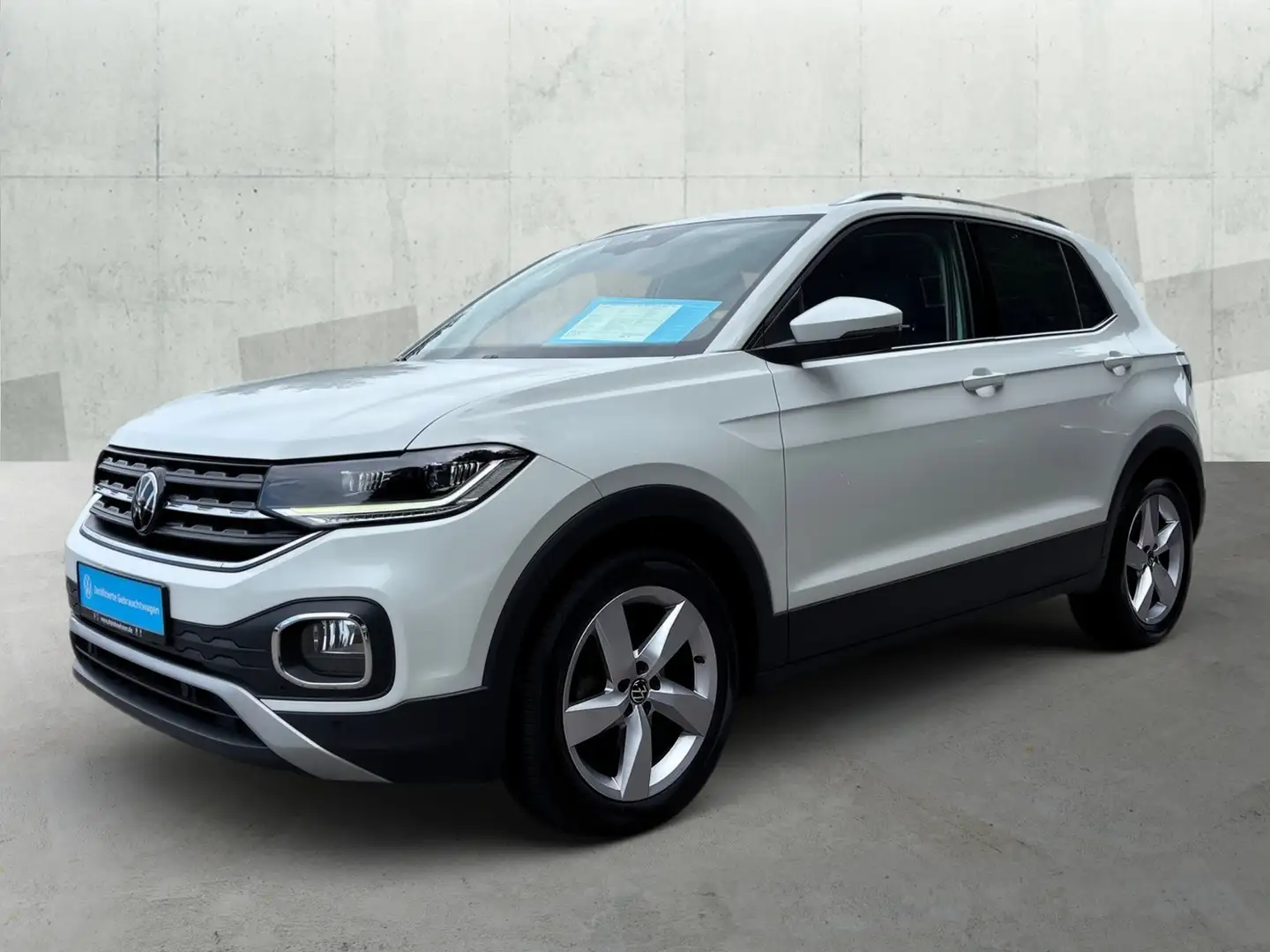 Volkswagen T-Cross 1.0 TSI STYLE *ACC *LED *RKAM *SHZ *PDC *LM * Weiß - 2