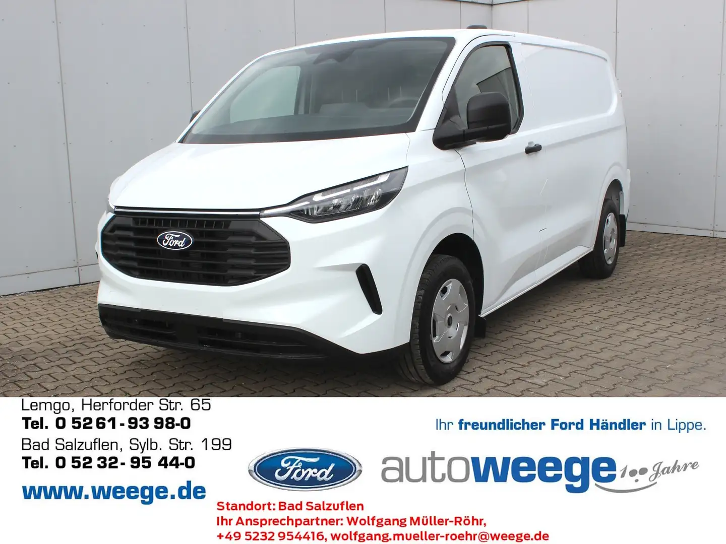 Ford Transit Custom 280 L1 Trend Bianco - 1