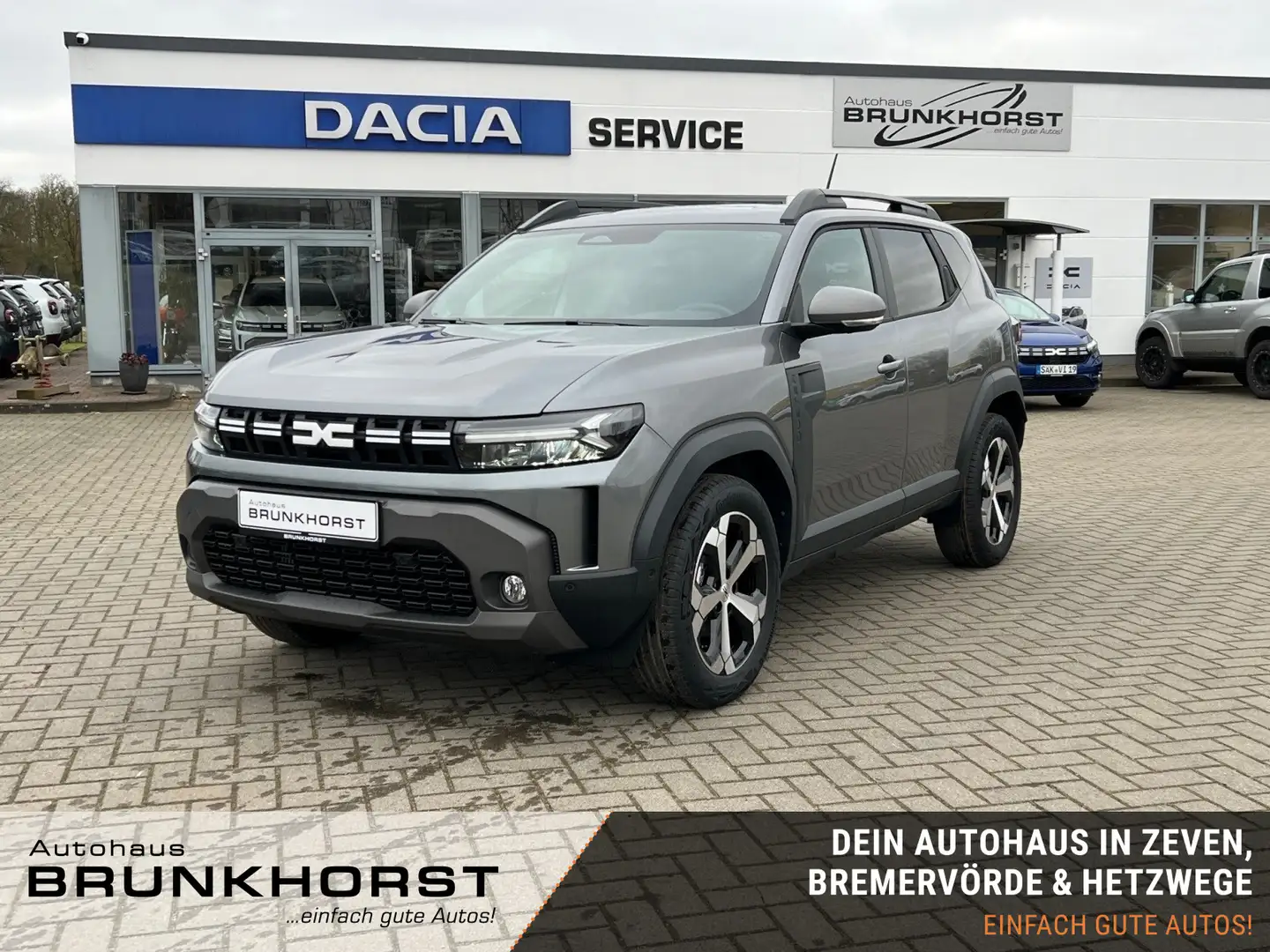 Dacia Duster TCe 100 ECO-G Journey+SHZ+Klimaauto+RFK diverse PK Grau - 1