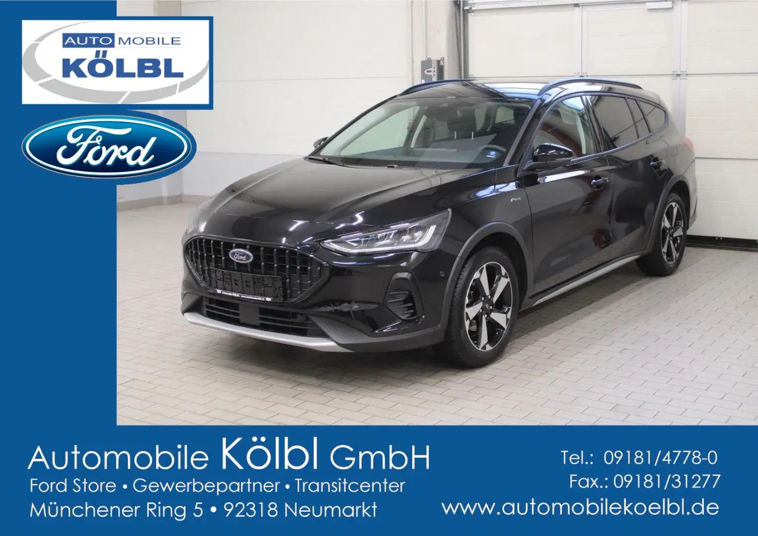Ford Focus Turnier 1.0 Aut. Active X, PANORAMA/iACC Schwarz - 1