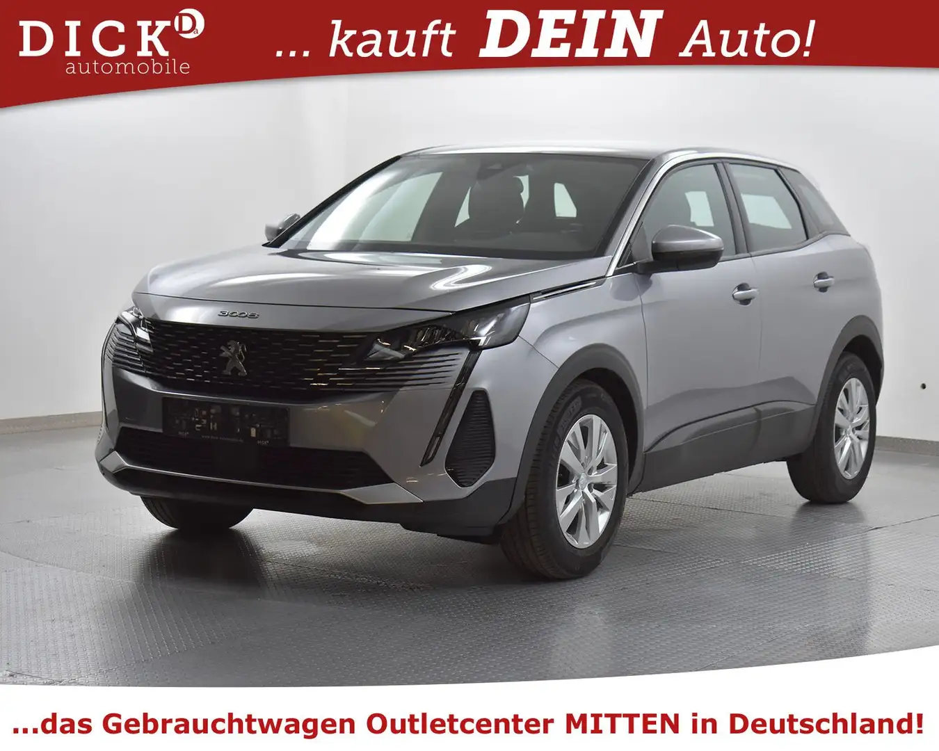 Peugeot 3008 1.2 e-THP Active Pack NAVI+LED+KAM+TEMP+DAB Grigio - 2