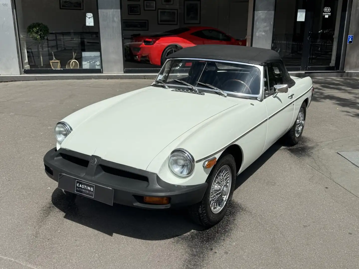 MG cabriolet overdrive Blanc - 1