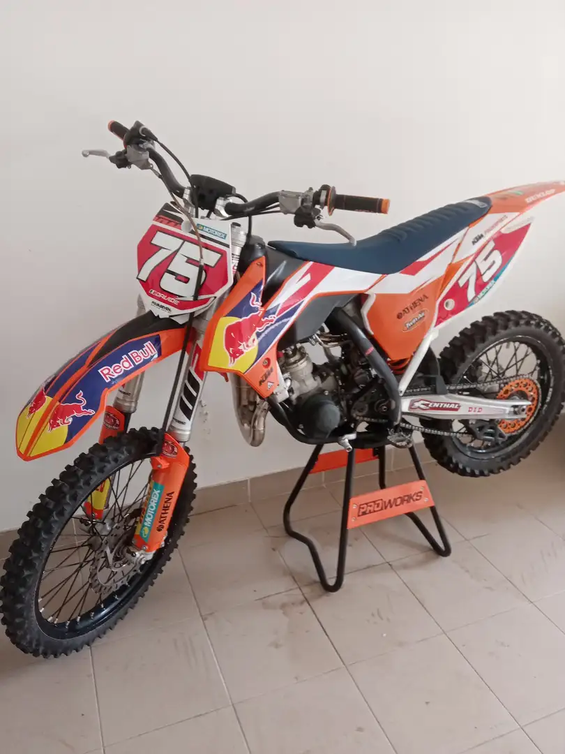 KTM 85 SX 19/16 Blanc - 1