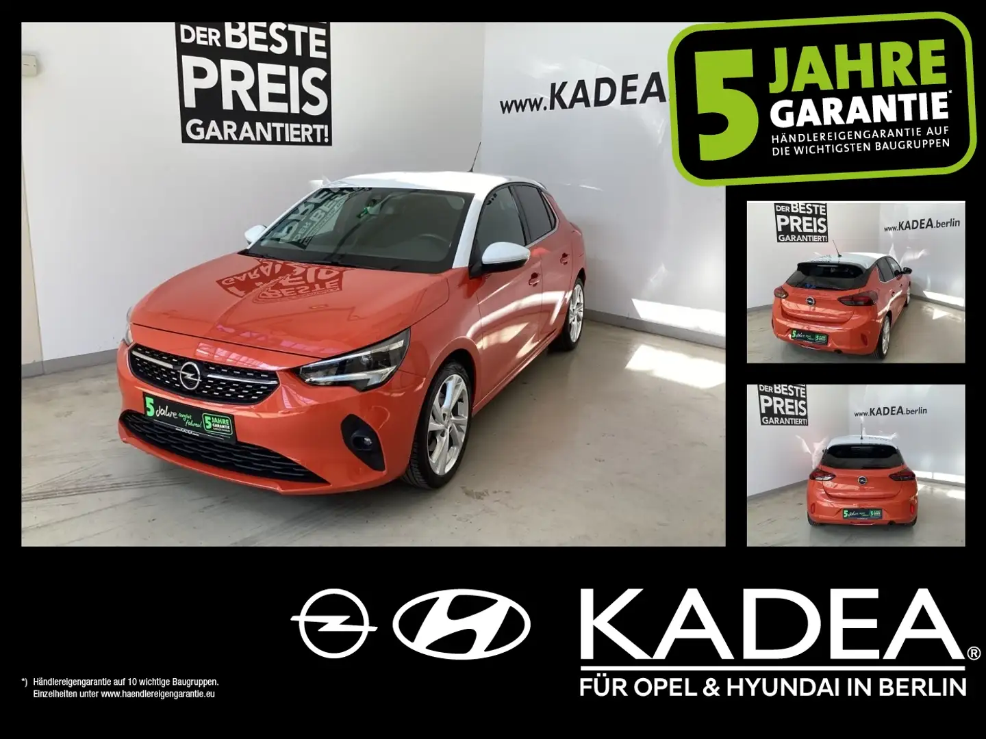 Opel Corsa F 1.2 LED,Rückkamera,PDC,KlimaA,Allwetter Orange - 1