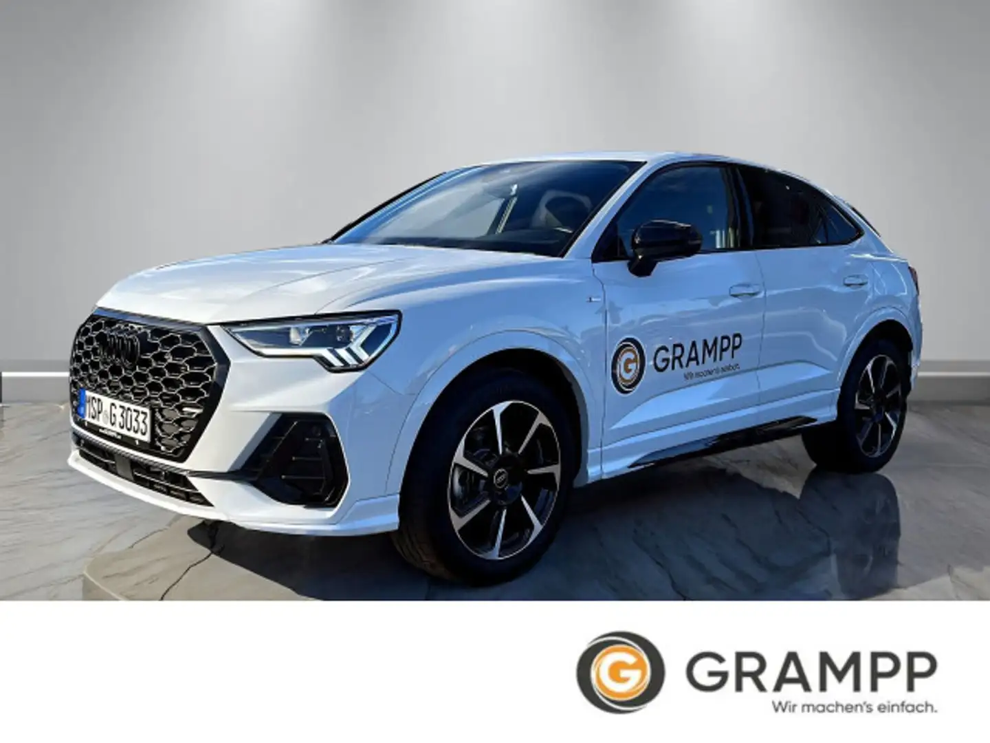 Audi Q3 S line 35 TFSI LED+AHK+NAVI+KAMERA+ Weiß - 1