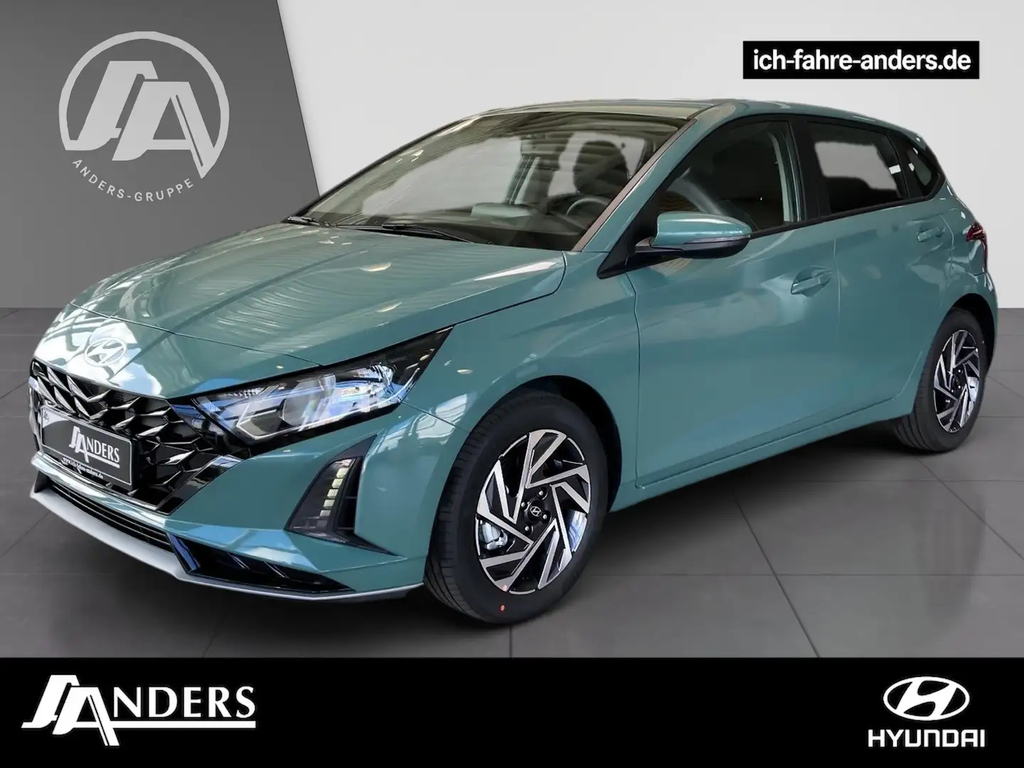 Hyundai i20 MY25 1.0 T-GDI Aut. TREND +Kamera+Navi+DAB+ Grün - 1