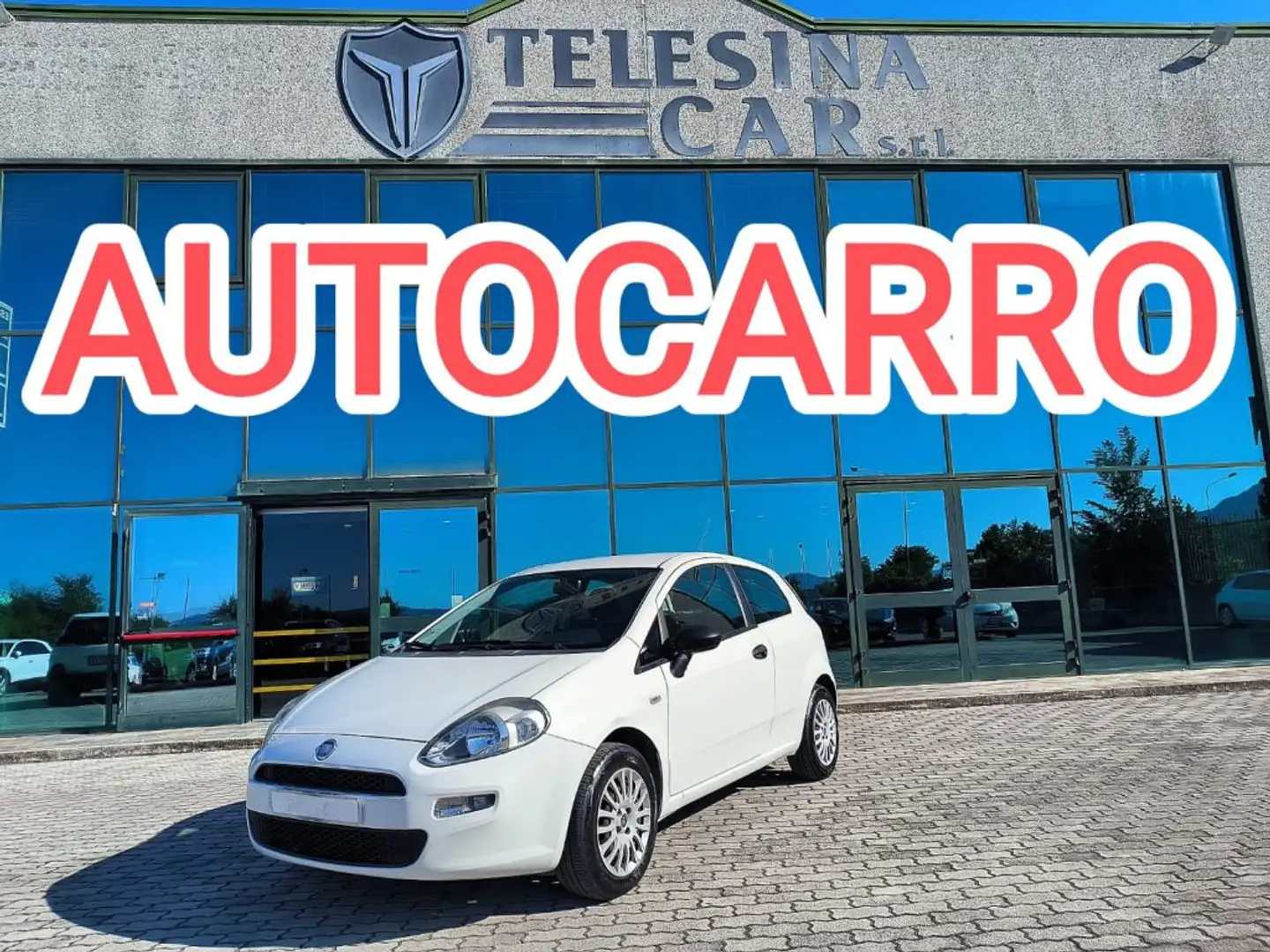 Fiat Punto 1.3 MJT 75CV 3 porte N1 AUTOCARRO Weiß - 1