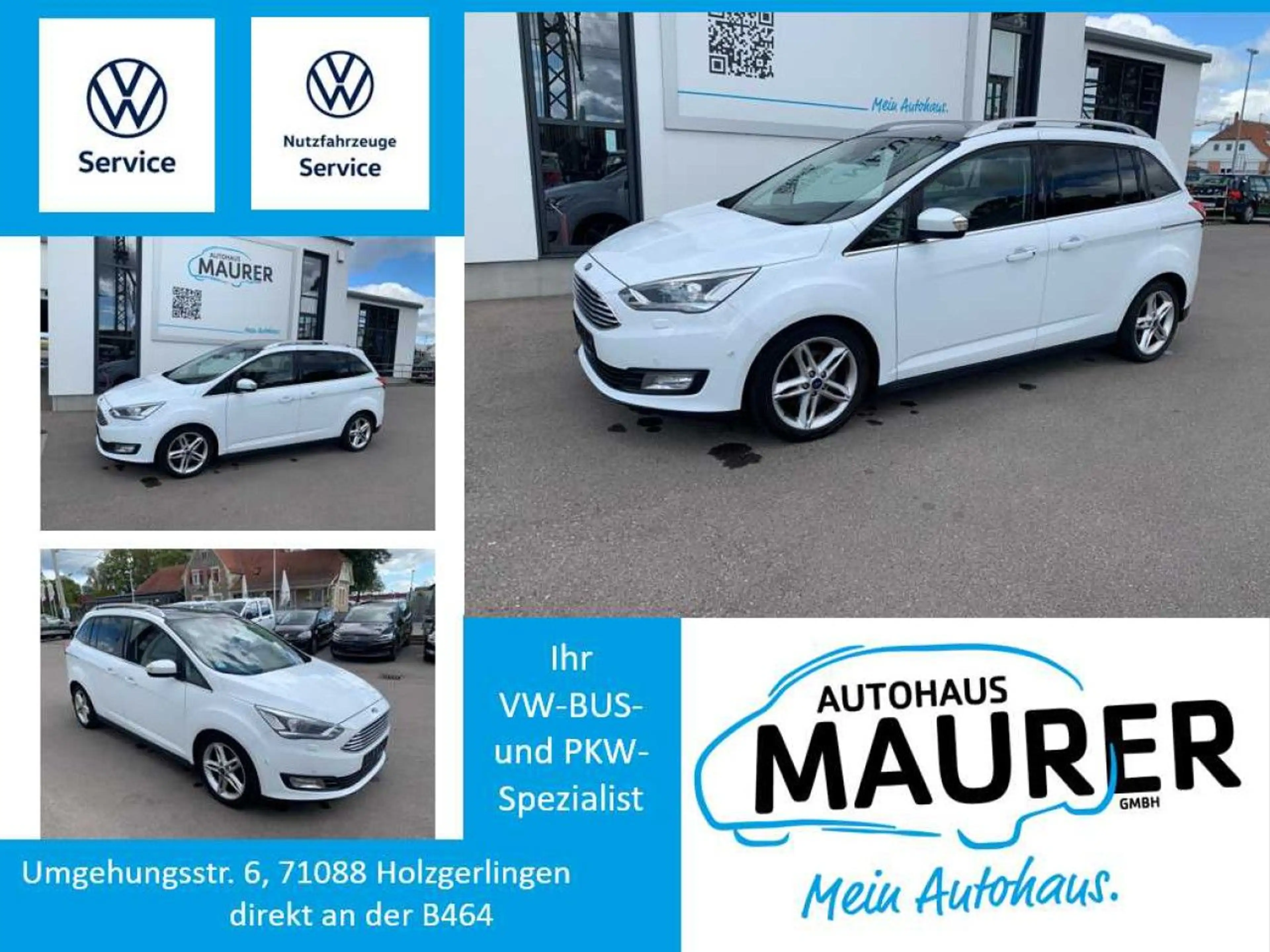 Ford Grand C-Max 1,5 Automatik Navi 7-Sitzer Panorama