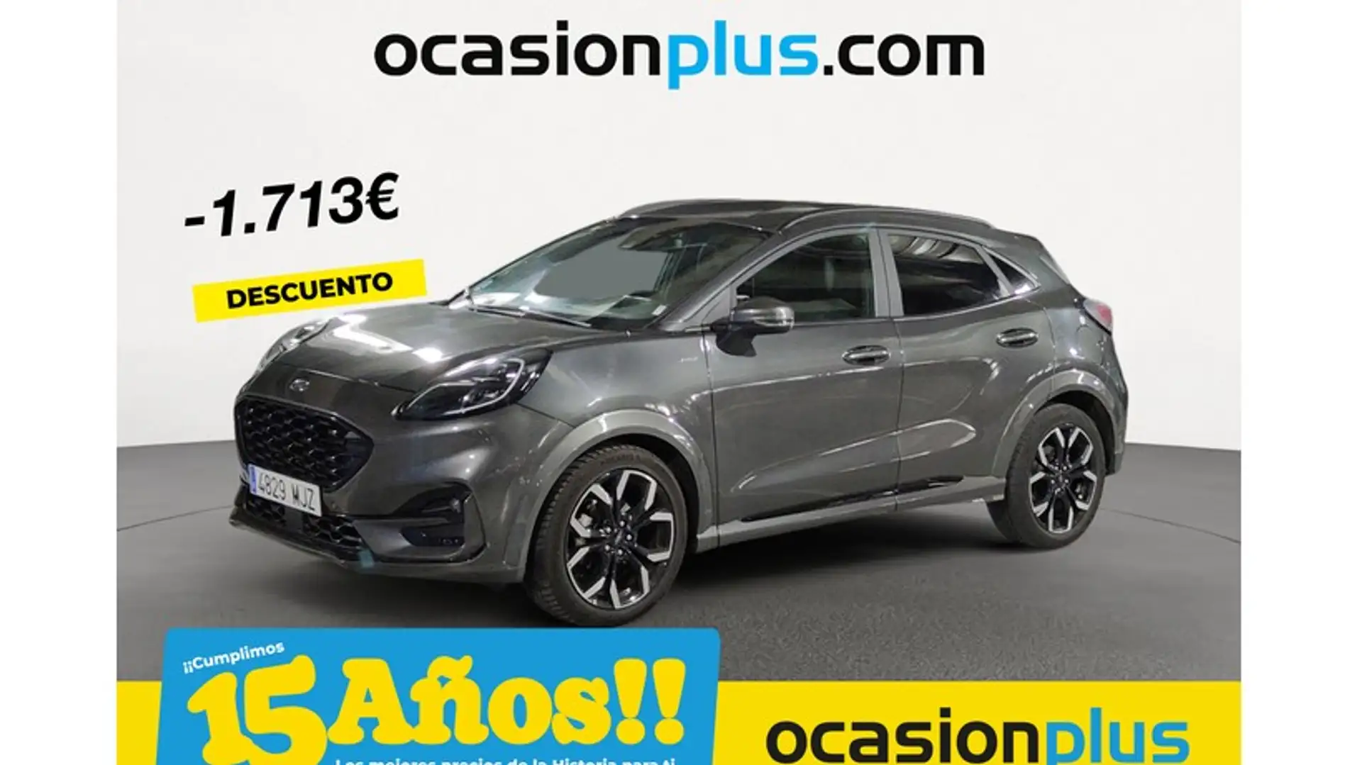 Ford Puma 1.0 EcoBoost MHEV ST-Line X Aut. 155 Gris - 1