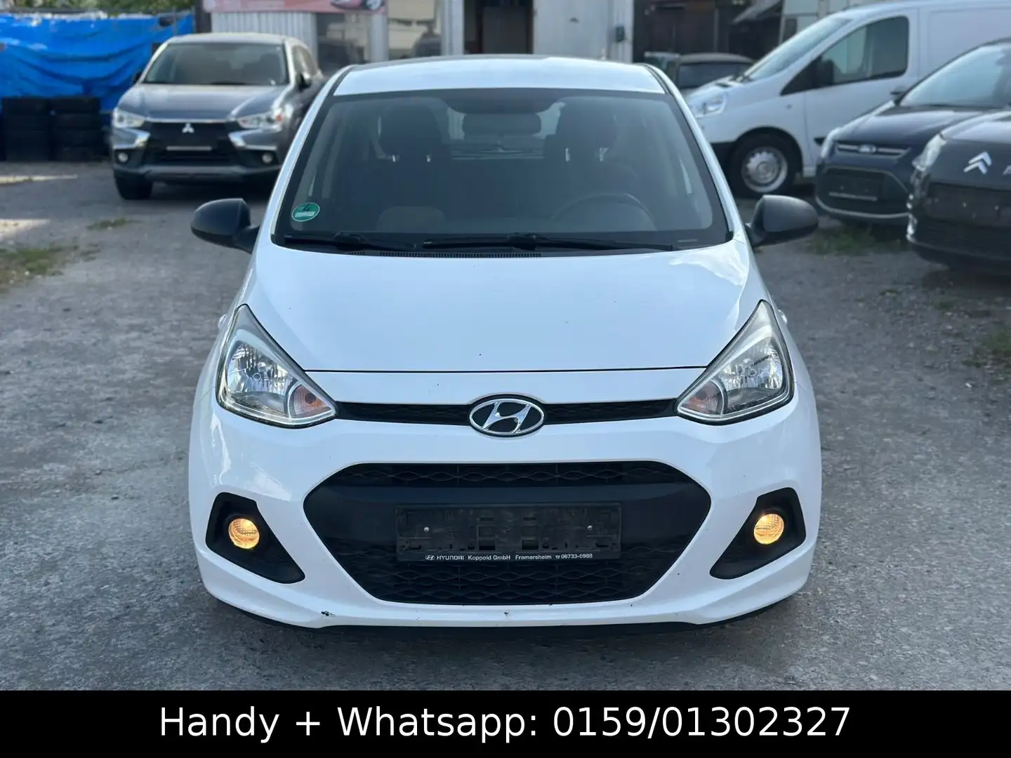 Hyundai i10 -1.Hand -Klimaautomatik -Euro6 -Gepflegt!! Bílá - 2