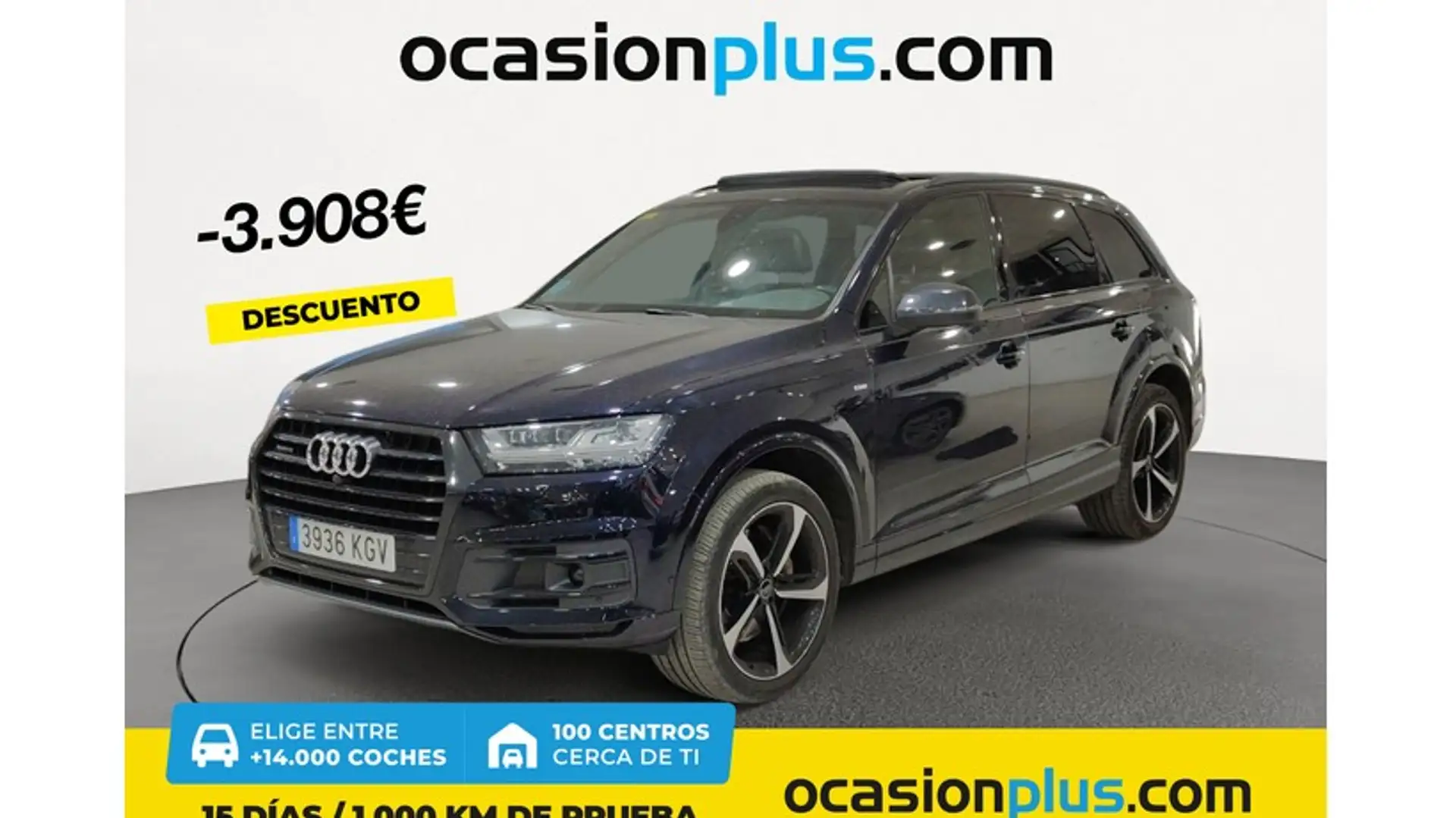 Audi Q7 3.0TDI Black line edition quattro Tip. 200kW Azul - 1