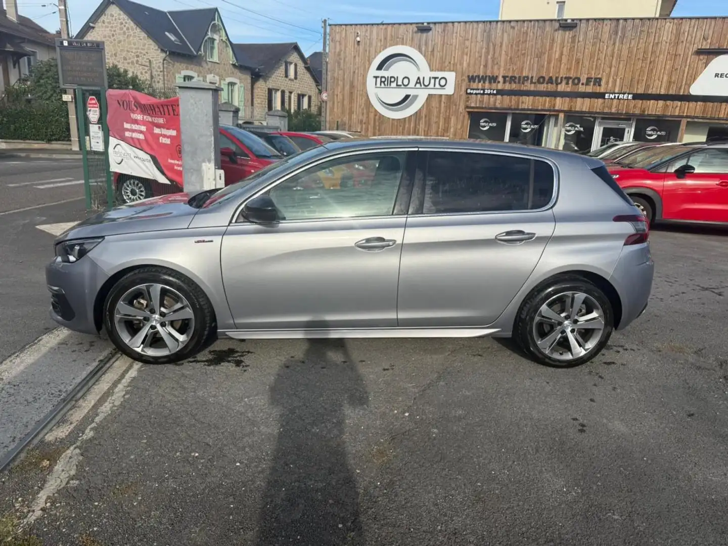 Peugeot 308 1.2i PureTech S\u0026S - 130 GT Line Gps + Clim + Camera AR Gris - 2