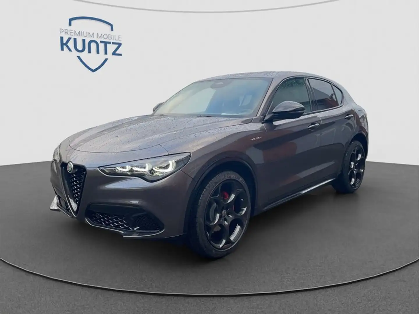 Alfa Romeo Stelvio Veloce 2.2D Q4 eAHK+Techno-Paket Grau - 1