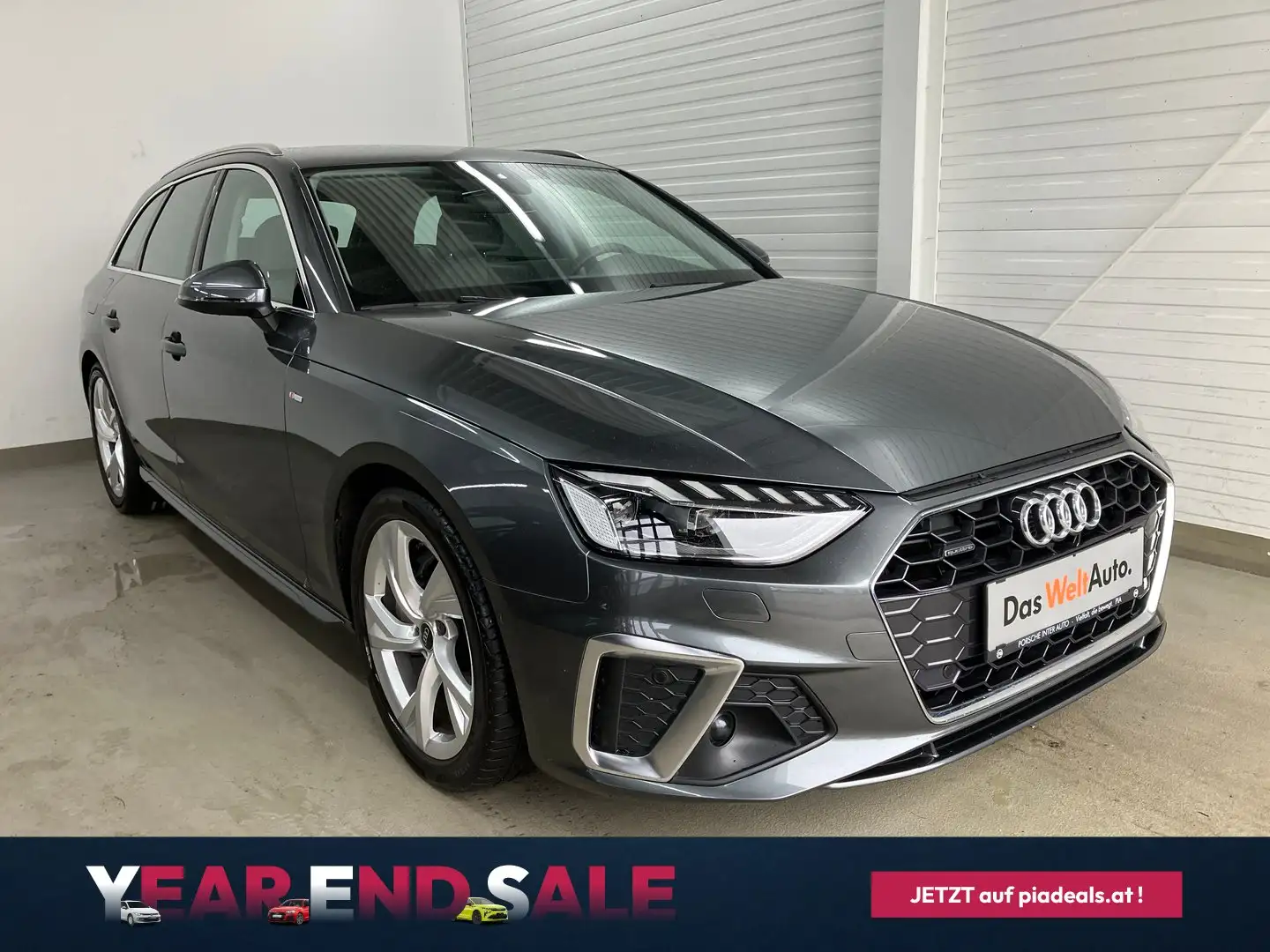 Audi A4 40 TDI quattro S line Grau - 1