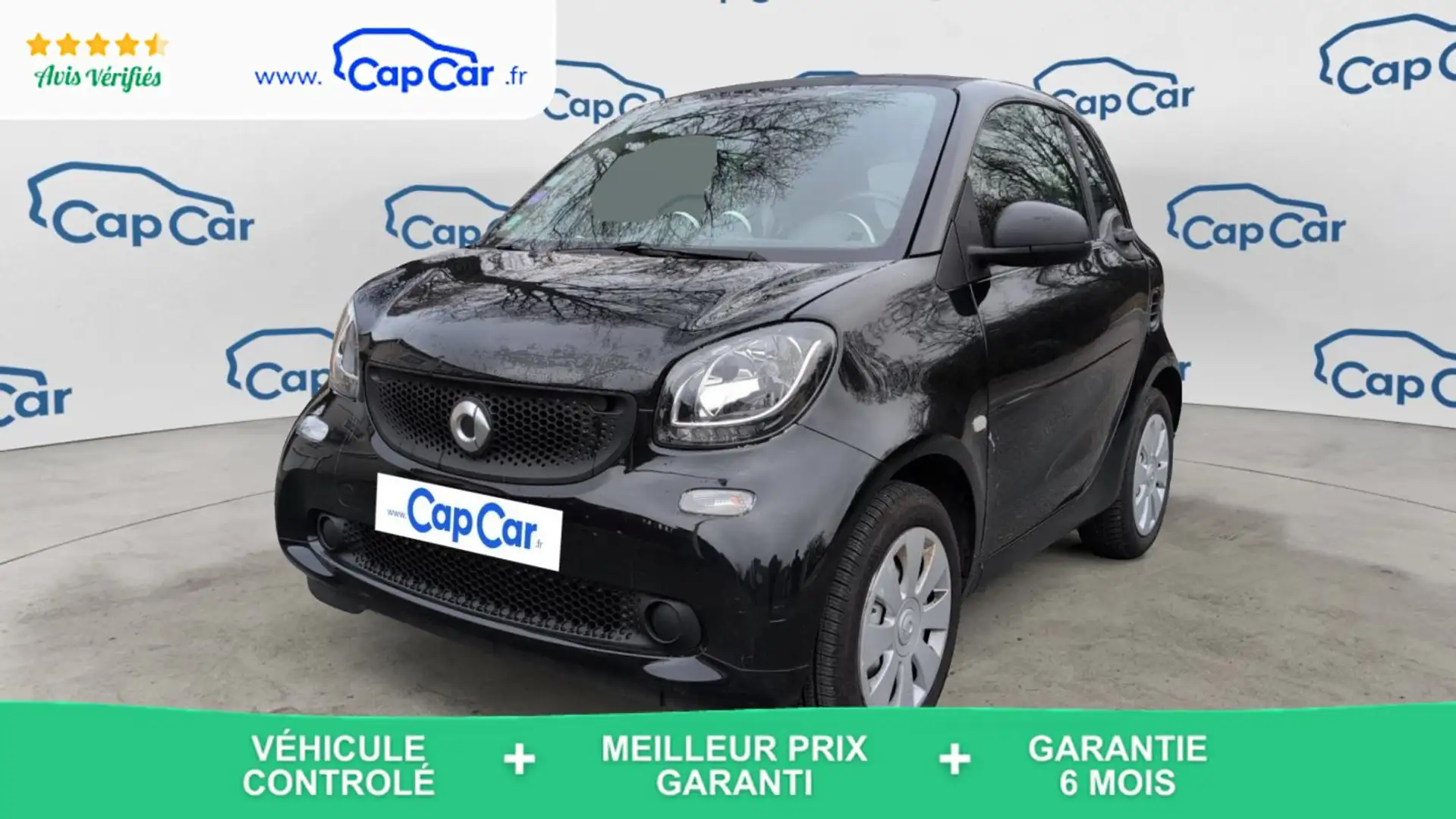 smart forTwo III 1.0 71 Pure Noir - 1