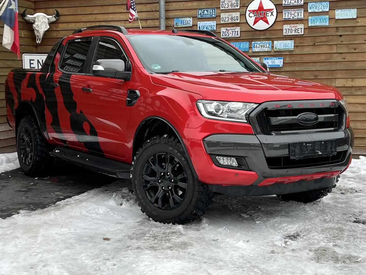 Ford Ranger Wildtrak Doppelkabine 4x4 Navi AHK Leder Rouge - 2