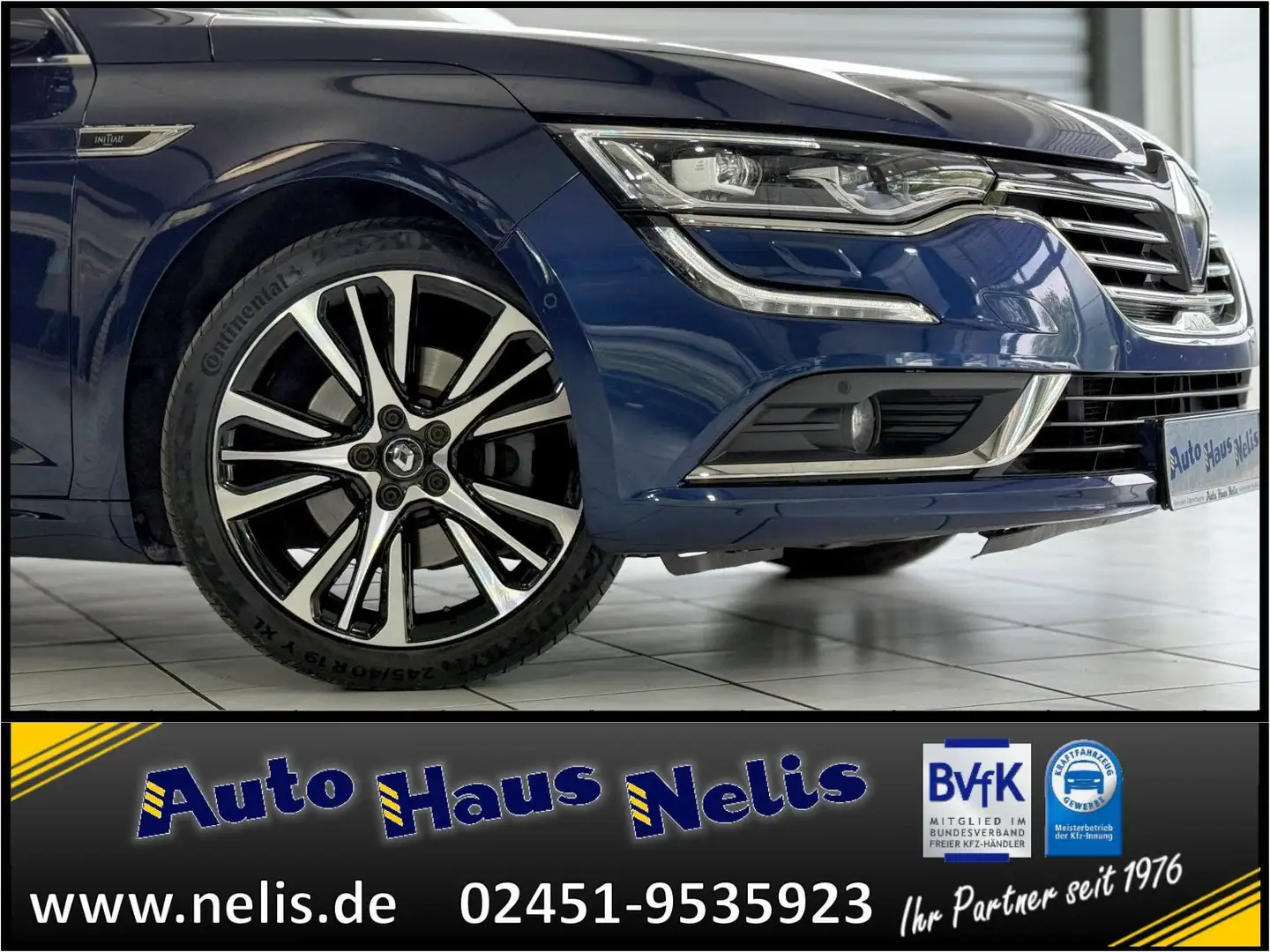 Renault Talisman 1,6 dCi 160 Initiale Paris Navi LED AHK Albastru - 2
