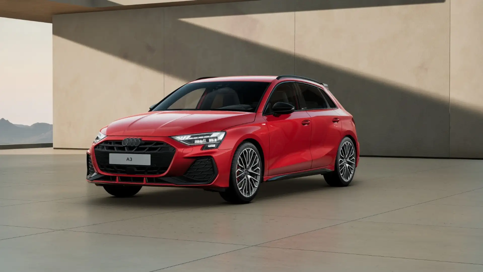 Audi A3 Sportback 35 TDI S line S tro. MATRIX AHK virt. Co Rouge - 2