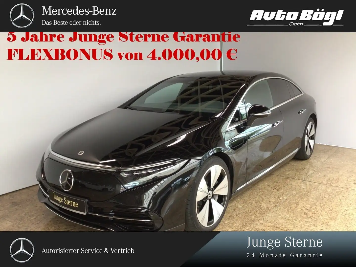 Mercedes-Benz EQS EQS 350 Hyper/Advanced +/Fondsitz-P/HAL/NP133911 Noir - 1