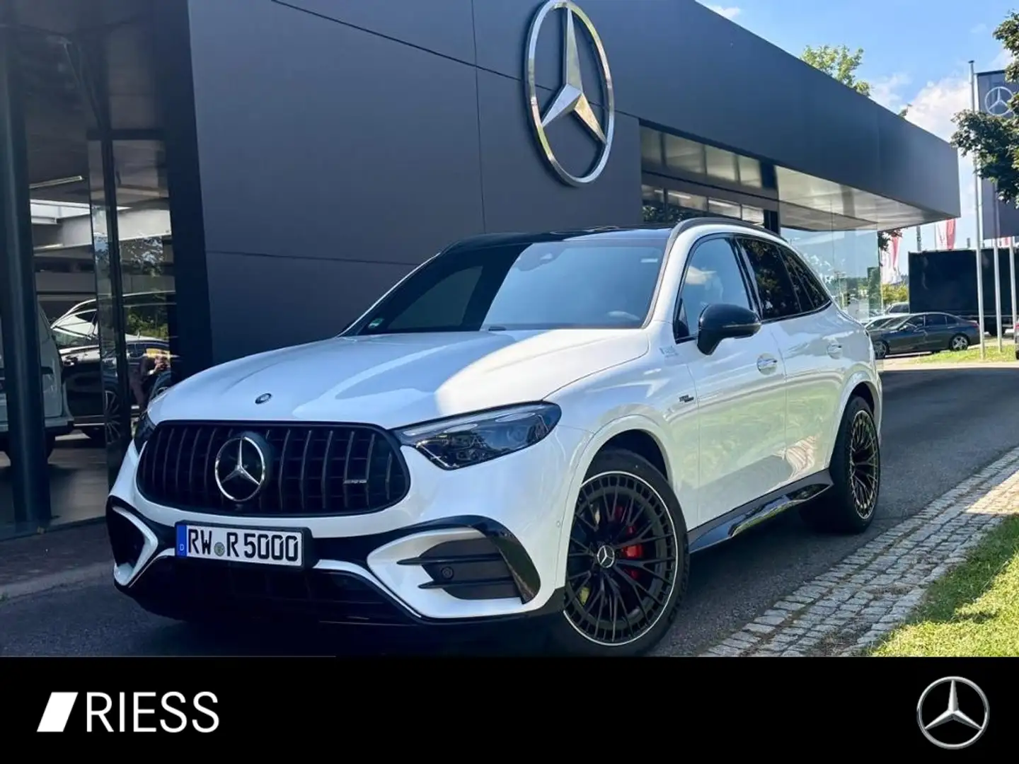Mercedes-Benz GLC 43 AMG 4M PANO+HUD+21"+DISTRONIC+360+BURM-3D Weiß - 1