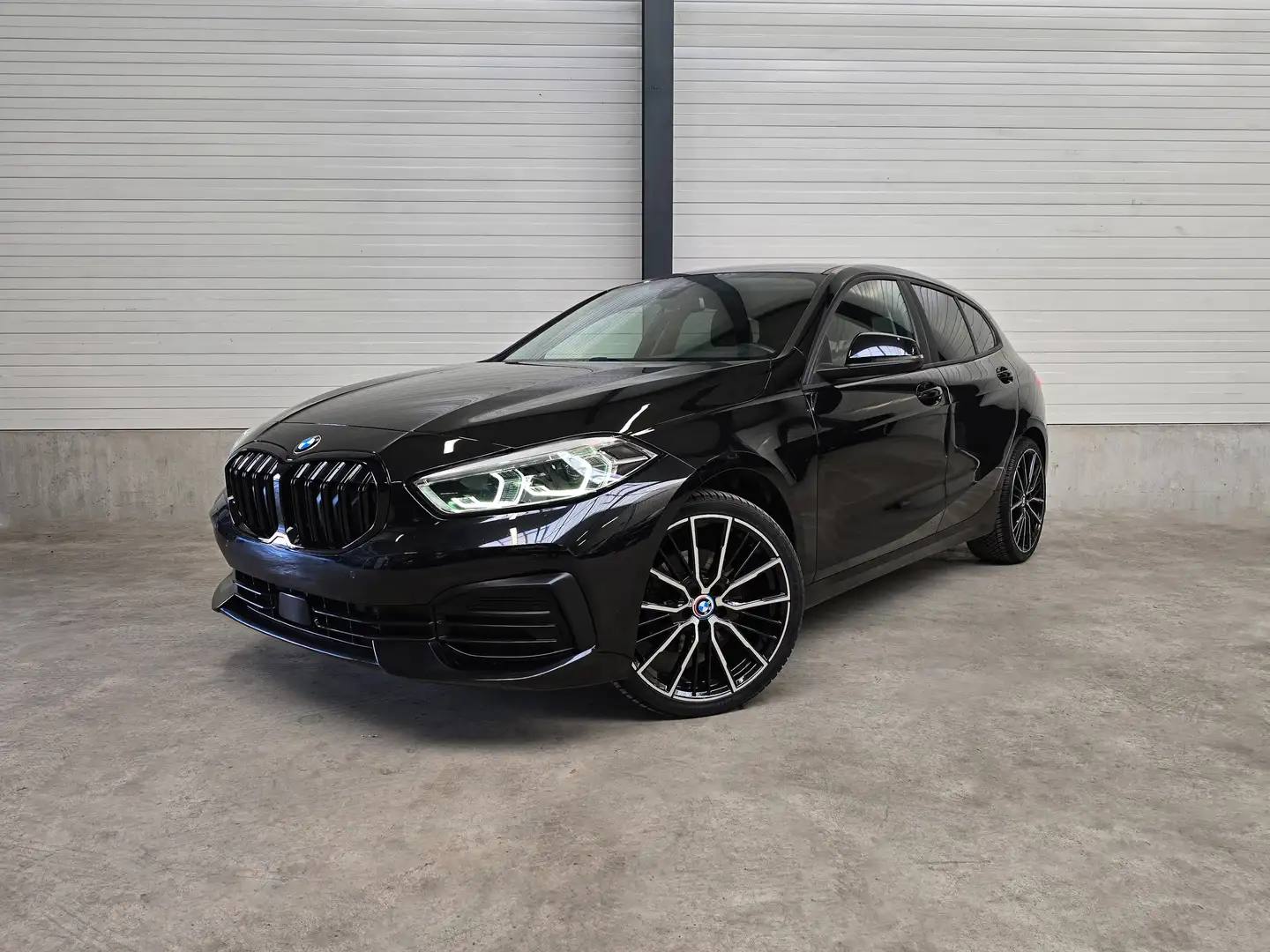 BMW 116 ✖️ AUTO | LED | GPS | FULL BLACK | TVA ✔️ Black - 1