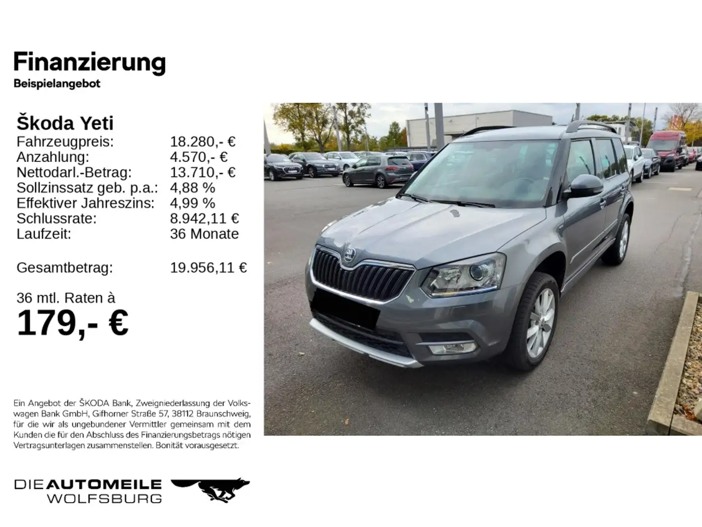 Skoda Yeti 1.4 TSI DSG Drive Rückkam/Tempo/Multilenk Grijs - 2