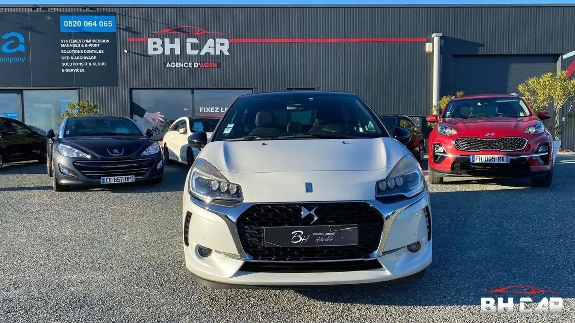 Citroen DS 3 1.2 PURETECH 110cv SPORT CHIC EAT6 BVA START-STOP Blanc - 2