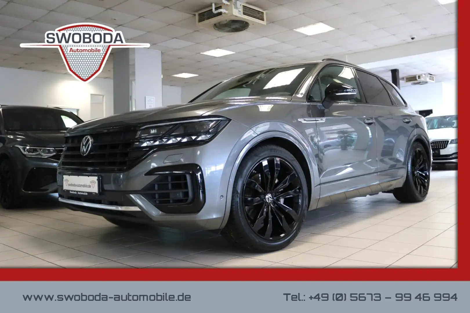 Volkswagen Touareg R-Line Luft Allradl. AHK HUD Pano Matrix Grau - 1