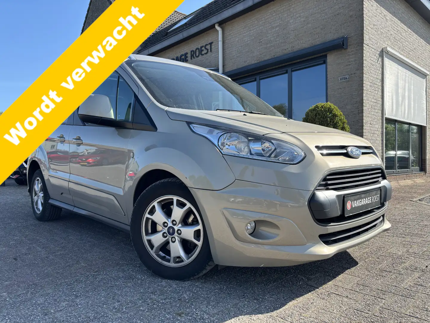 Ford Tourneo Connect Compact 1.0 Turbo Titanium Panoramadak / Parkeerse Grijs - 1