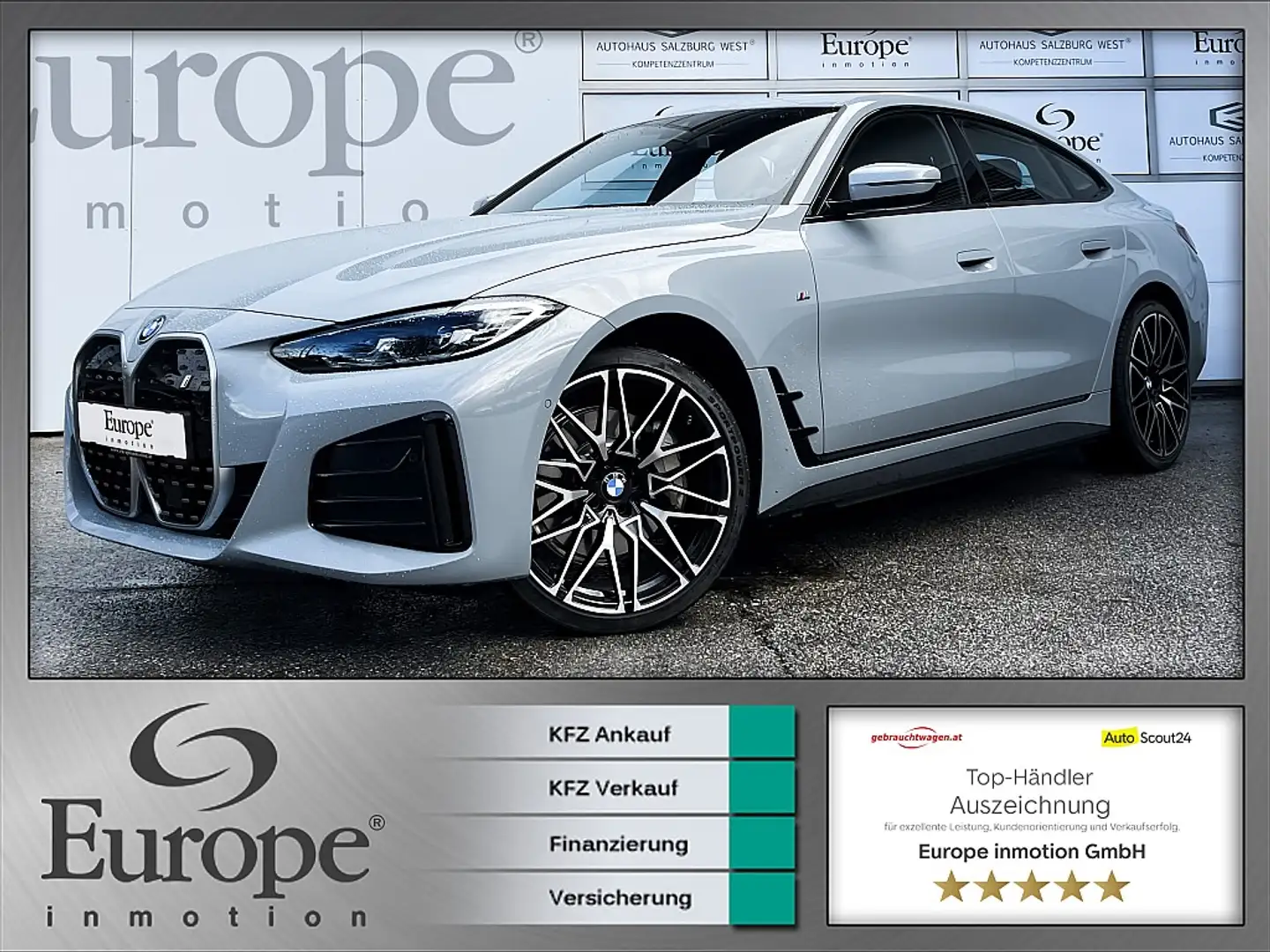 BMW i4 Gran Coupe eDrive /M Sport/Widescreen/LED/Kamera/ Grijs - 1